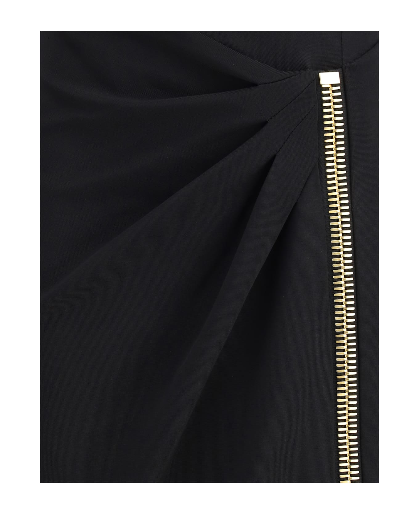 Balmain Long Jersey Dress With Slit
