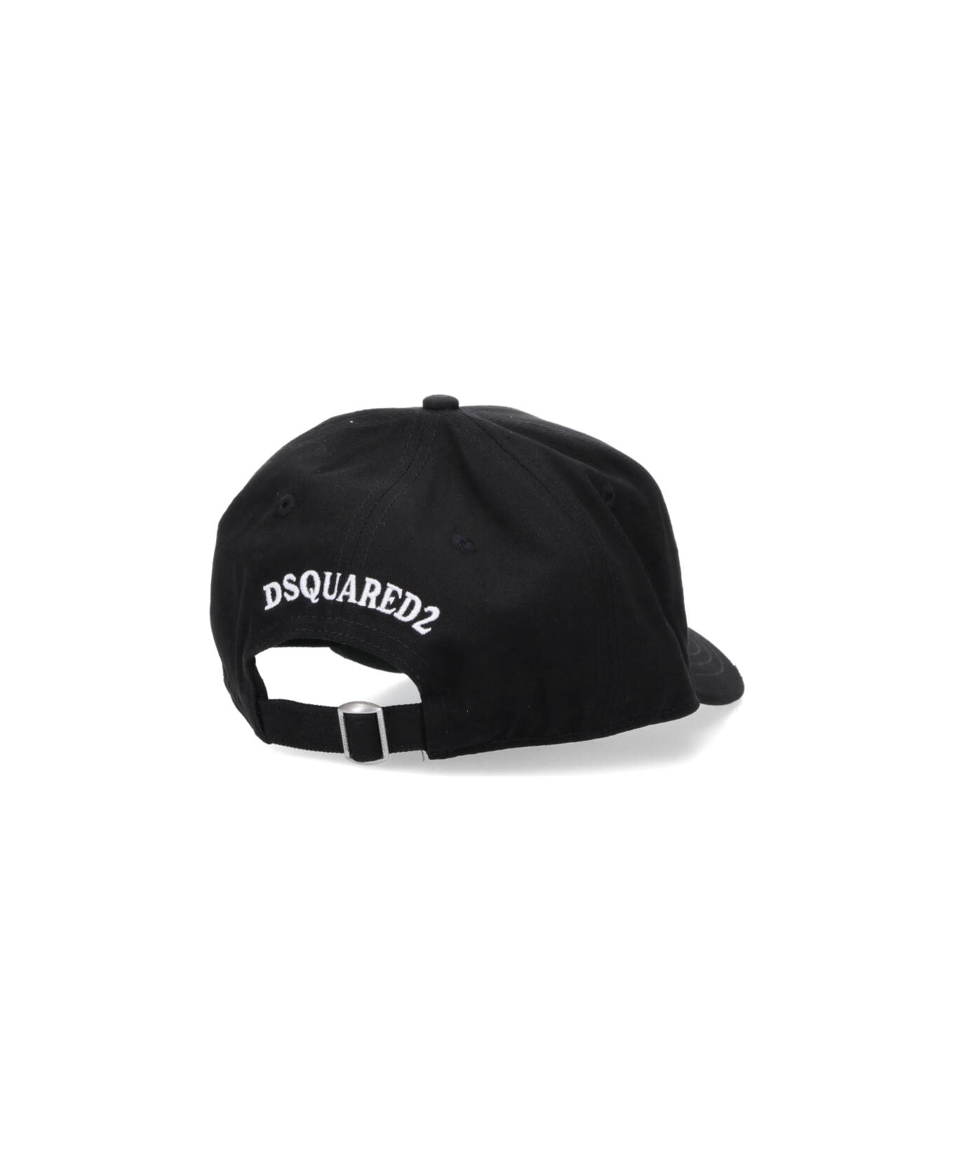 Dsquared2 Logo Baseball Cap - Black