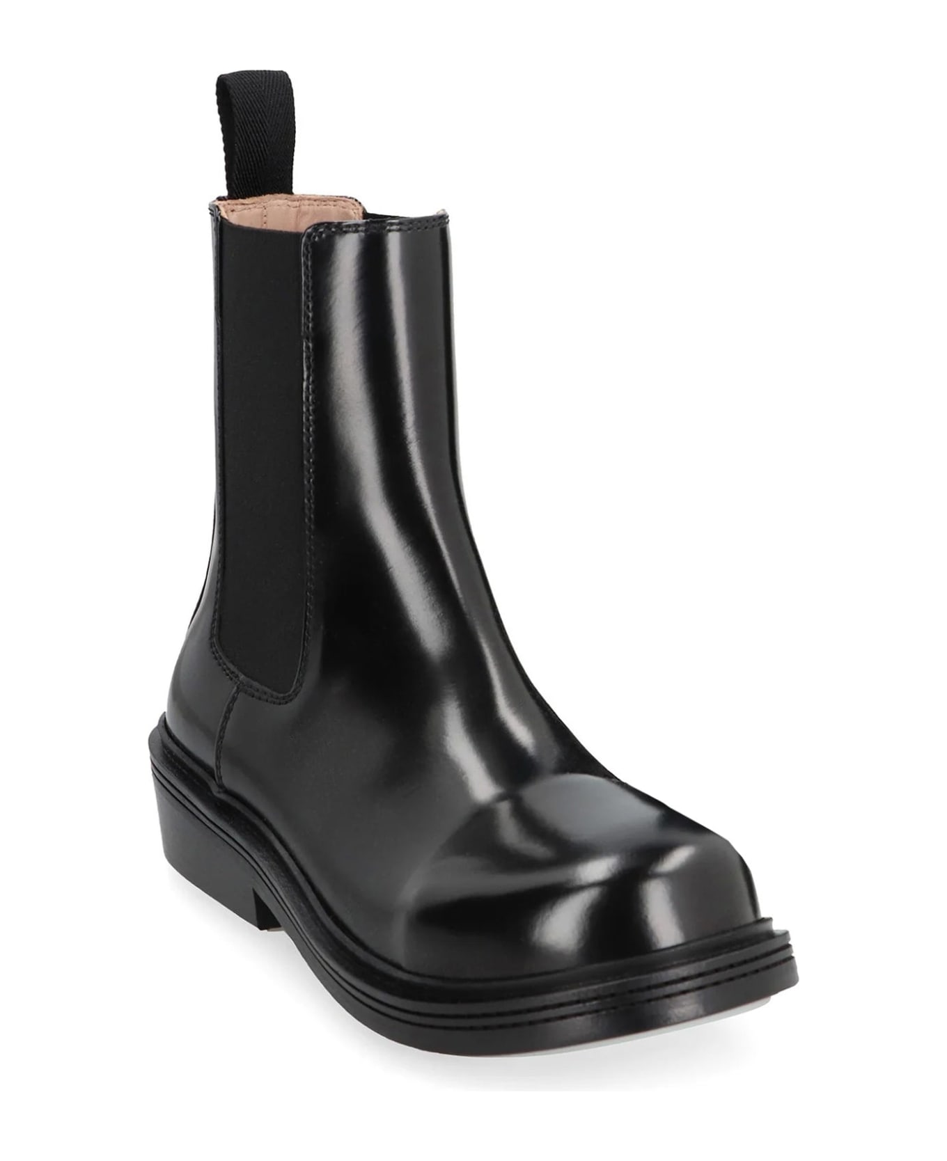 Bottega Veneta Fireman Ankle Boots - Black