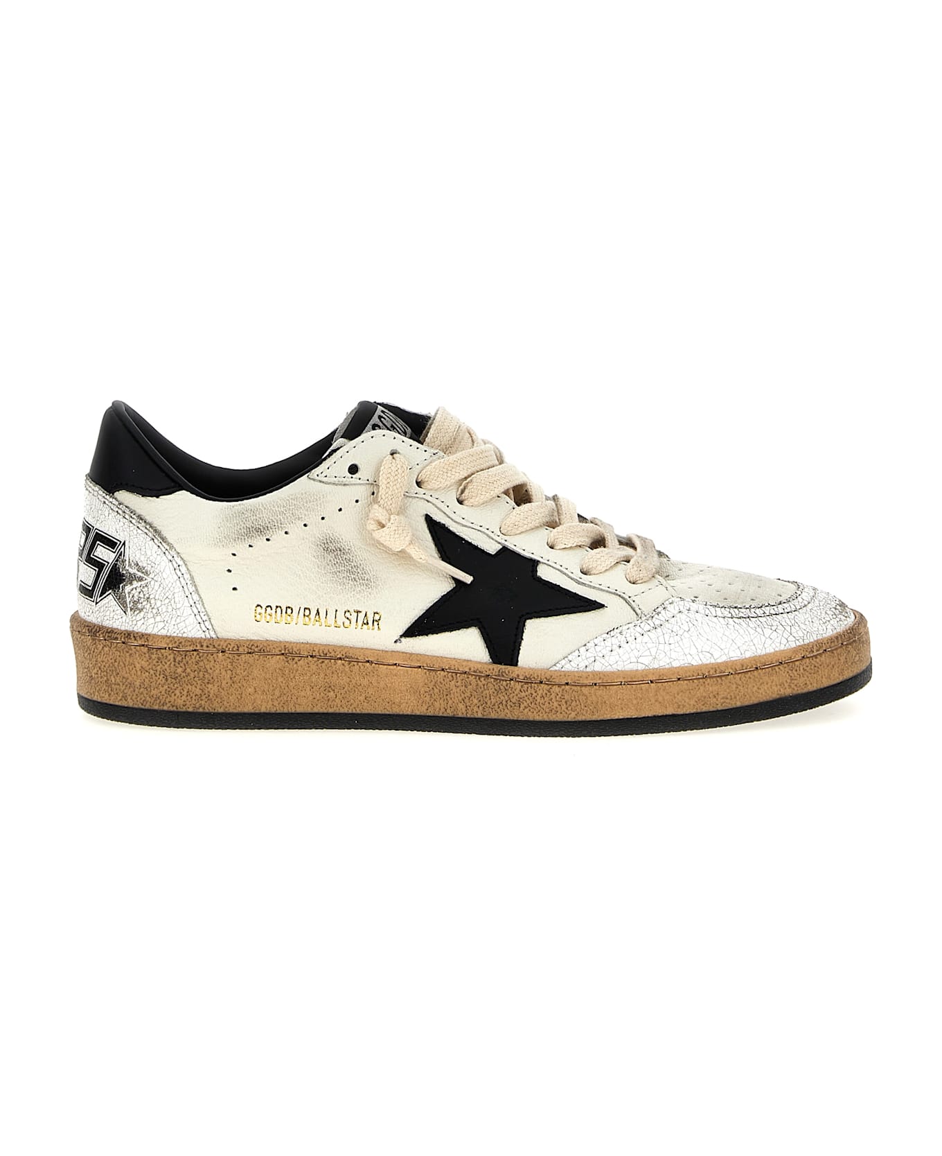 Golden Goose 'ball Star' Sneakers - White/Black