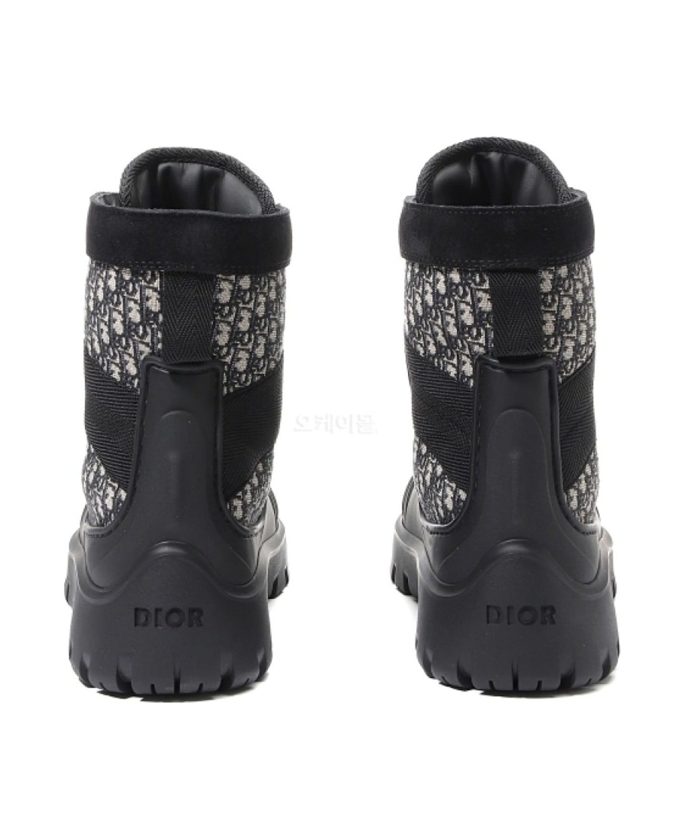 Dior Garden Oblique Boots - Black