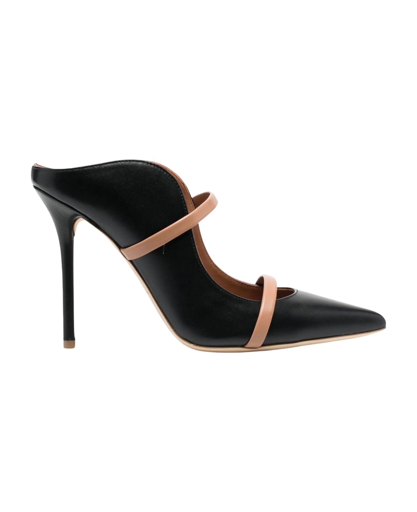 Malone Souliers 100% Nappa - Black Nude