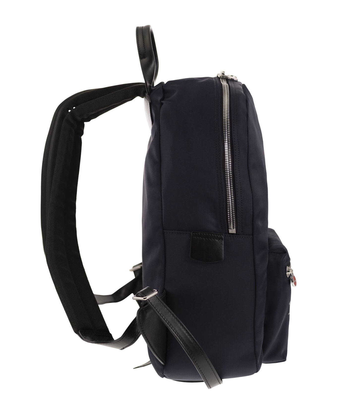 Kiton Backpack With Logo - Blue