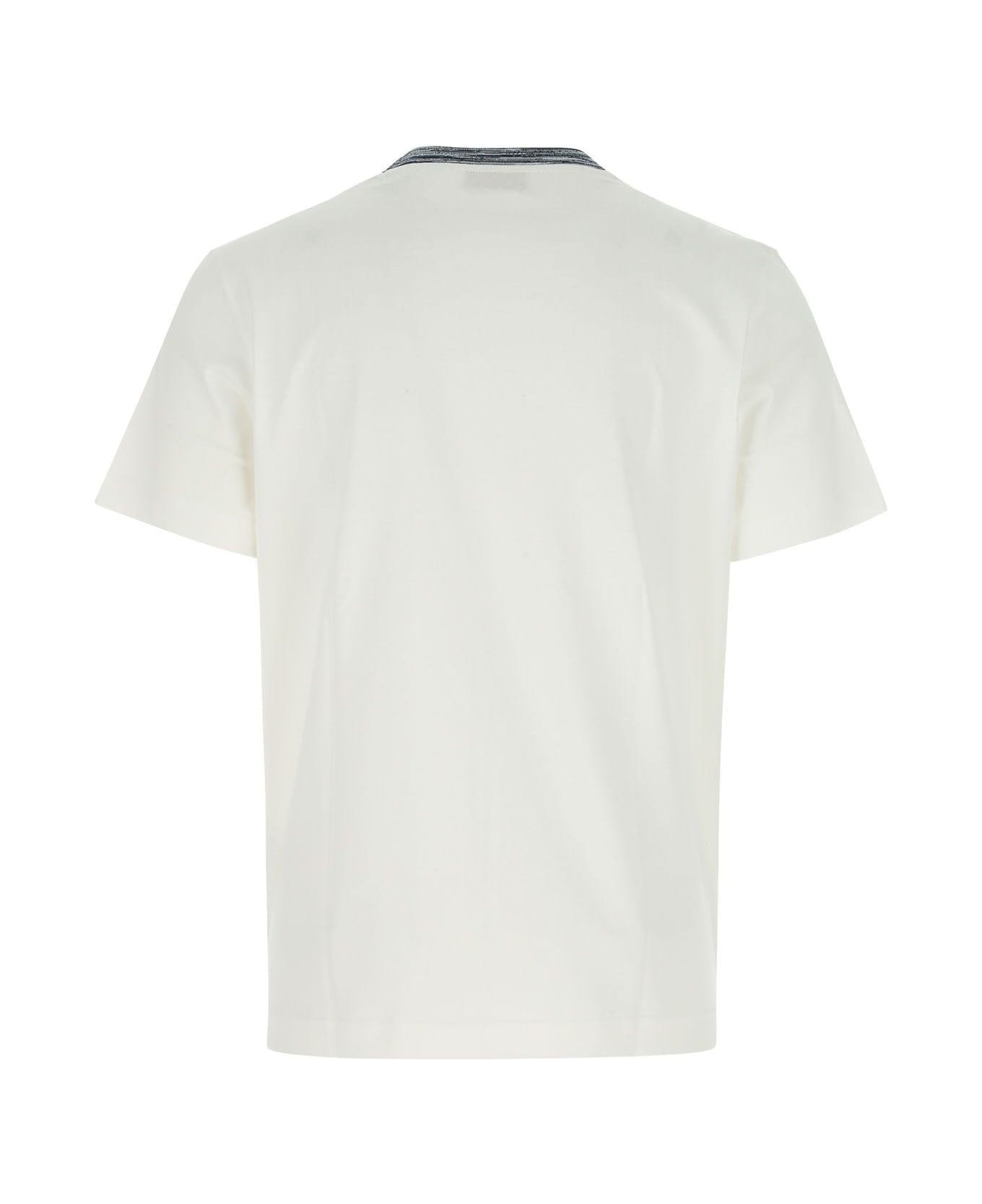 Missoni White Cotton T-shirt - Bianco