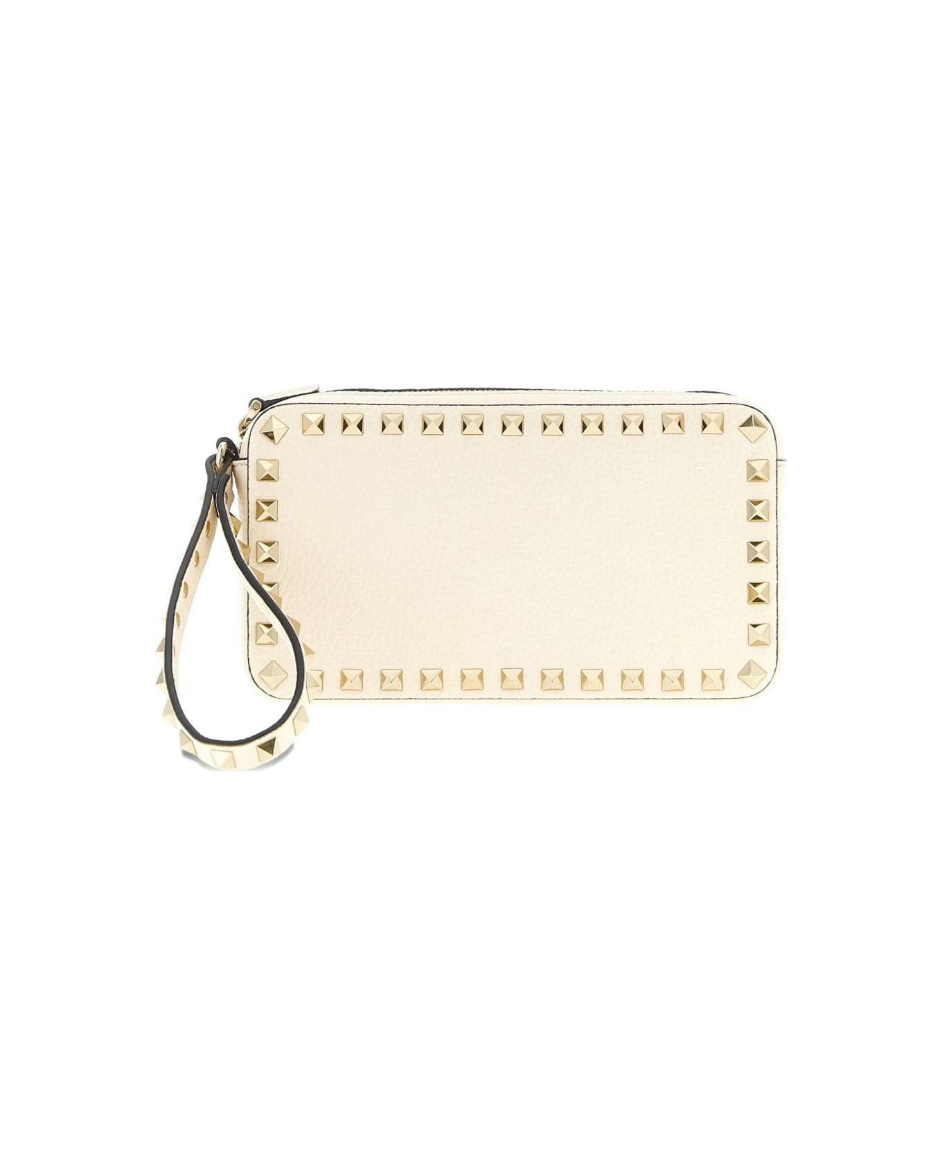 Valentino Garavani Rockstud Leather Mini Bag - Ivory