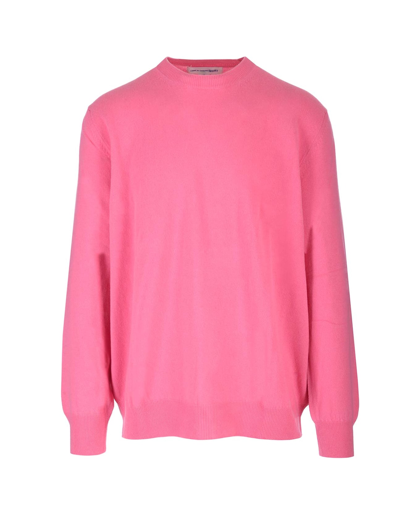 Comme des Garçons Shirt Pink Wool Sweater - Pink