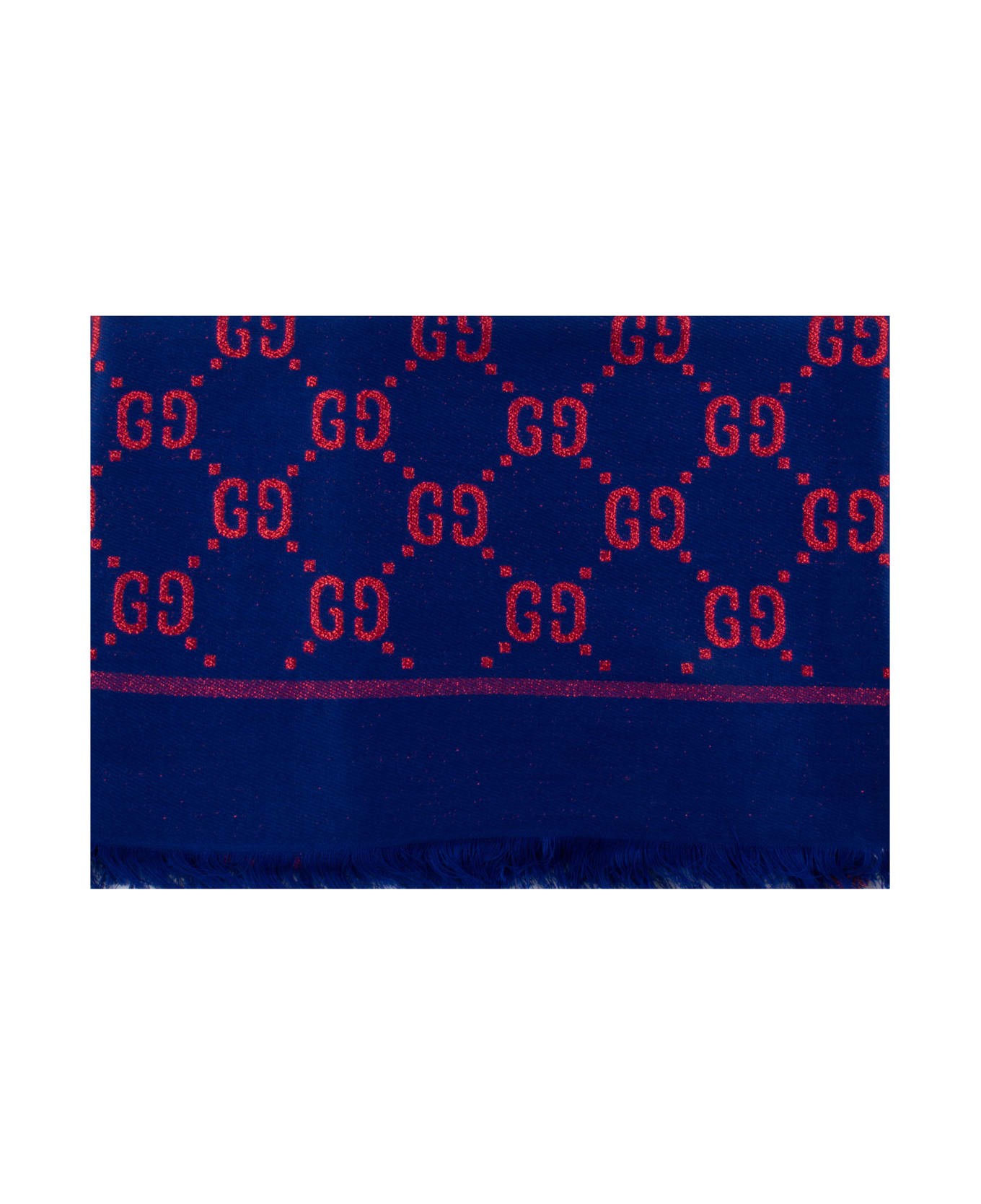 Gucci Gg Lamé Shawl