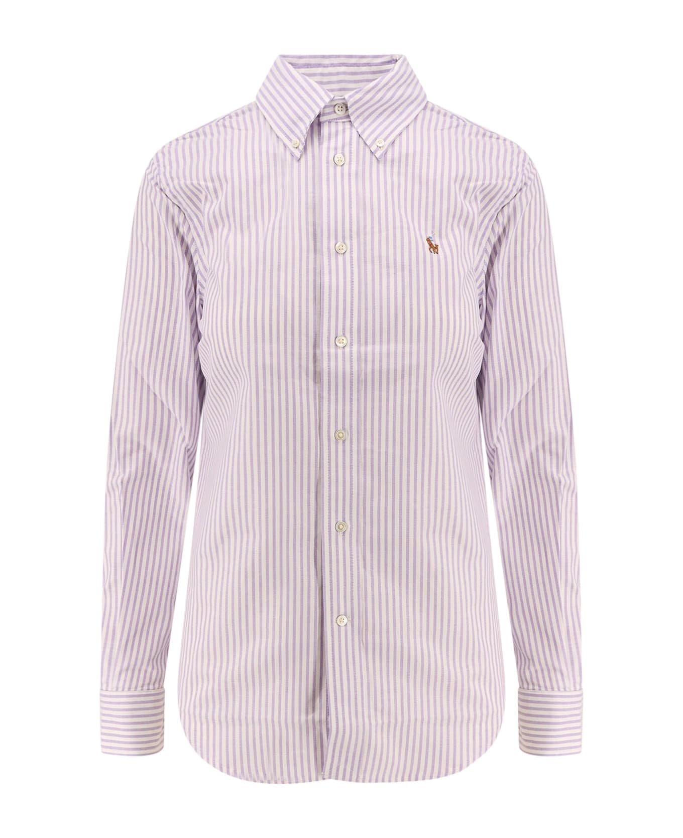 Polo Ralph Lauren Striped Cotton Shirt - Purple