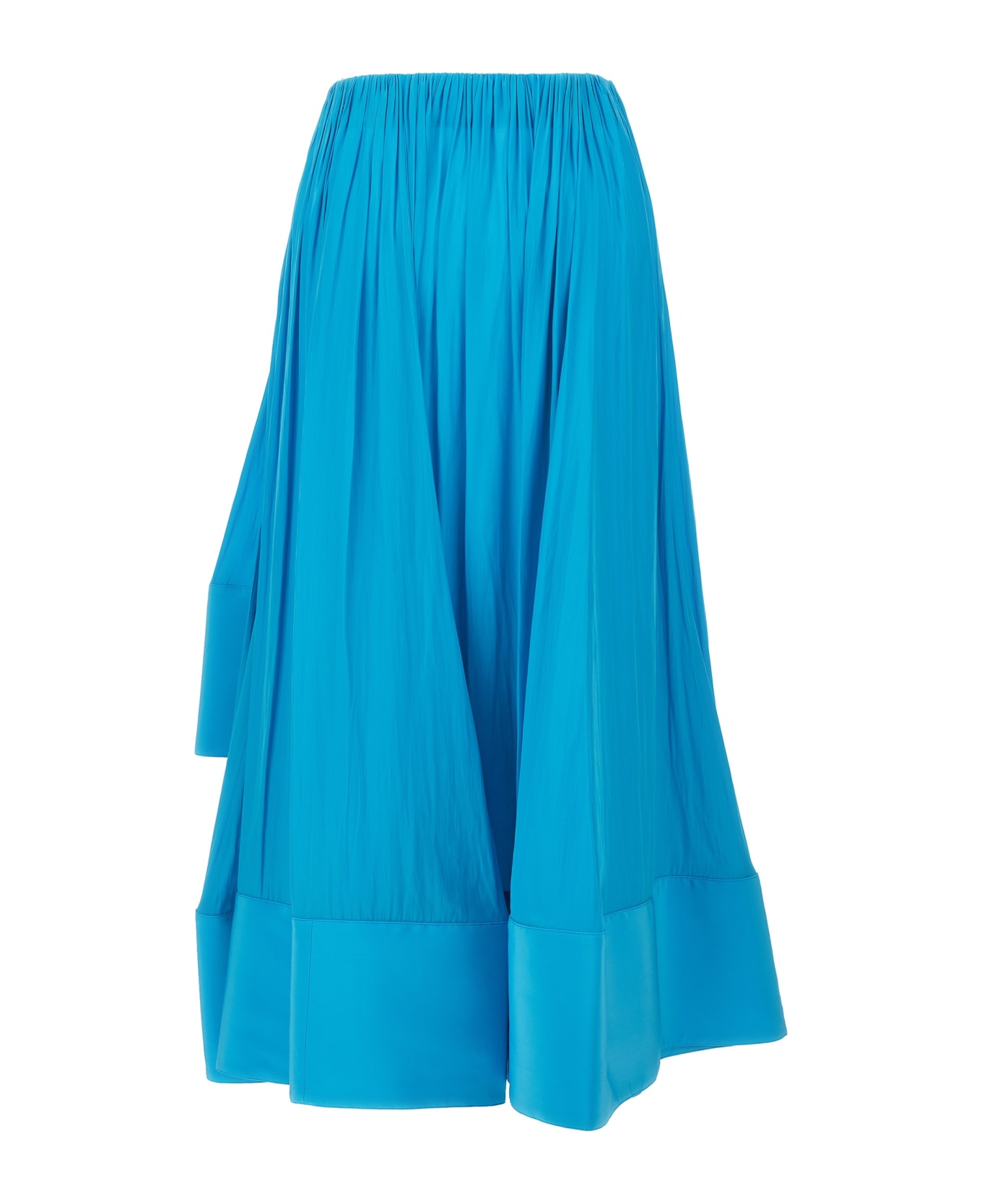 Lanvin Asymmetrical Midi Skirt - POOL