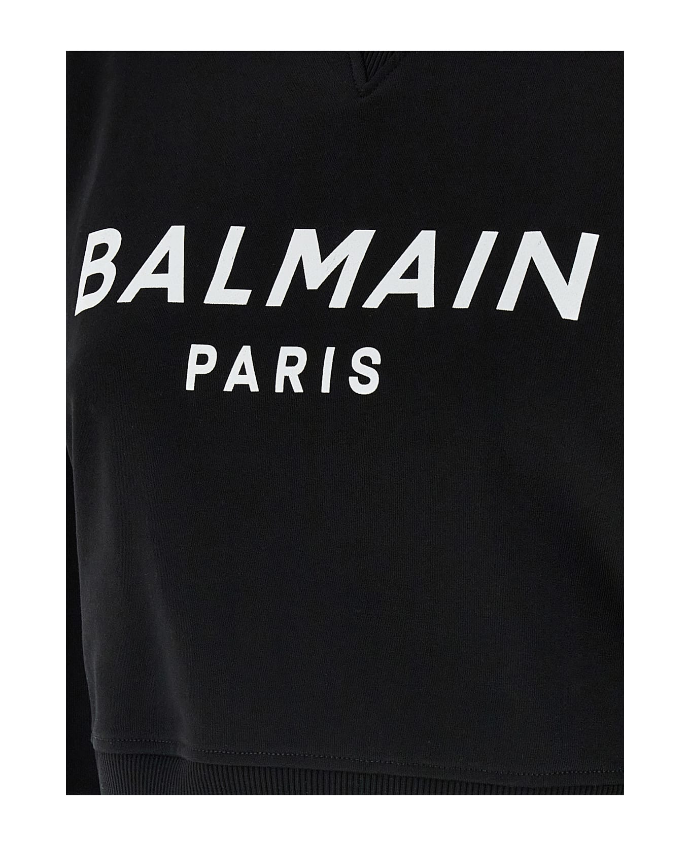 Balmain Logo Sweatshirt - White/Black