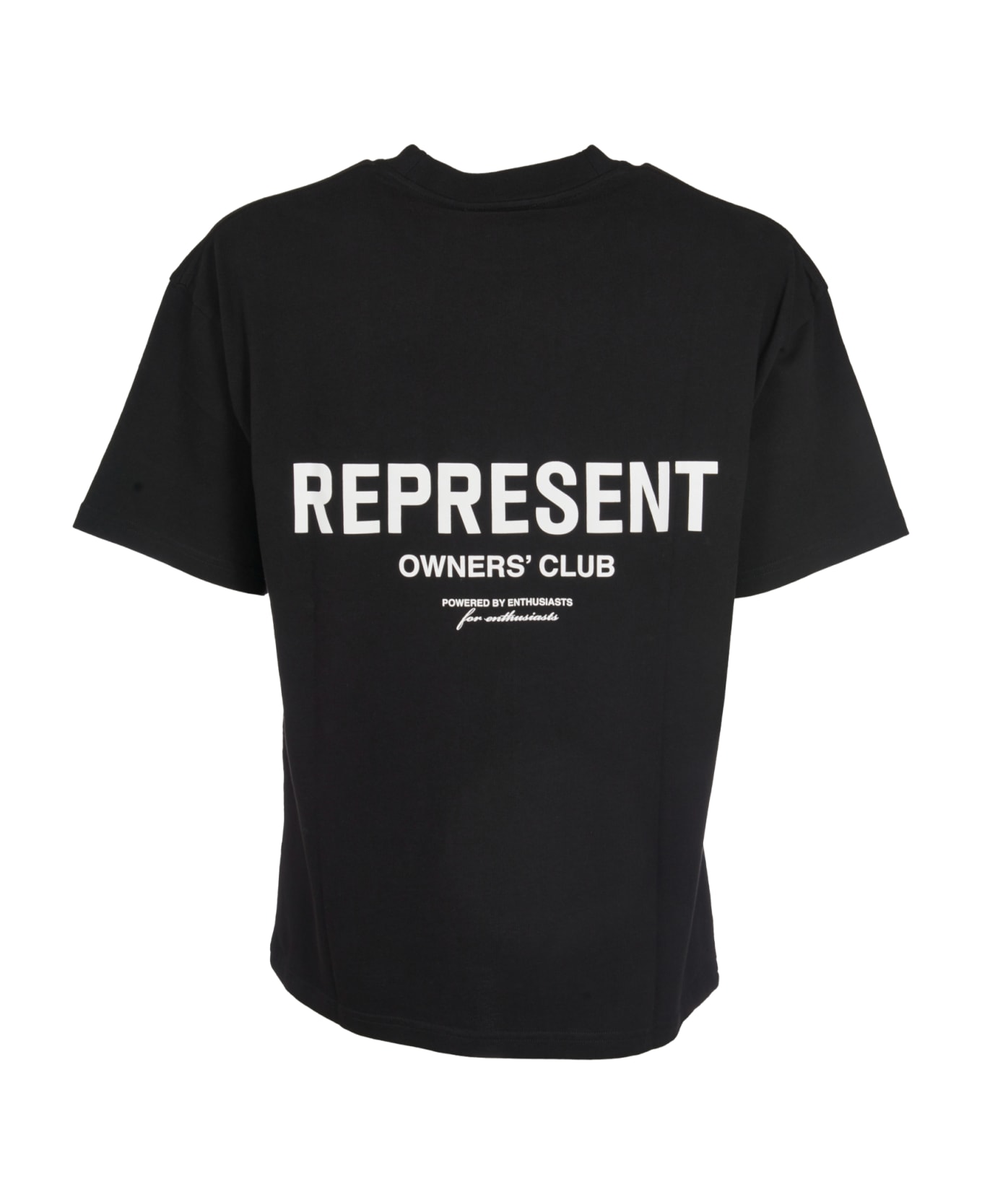 REPRESENT Logo Printed T-shirt - Black