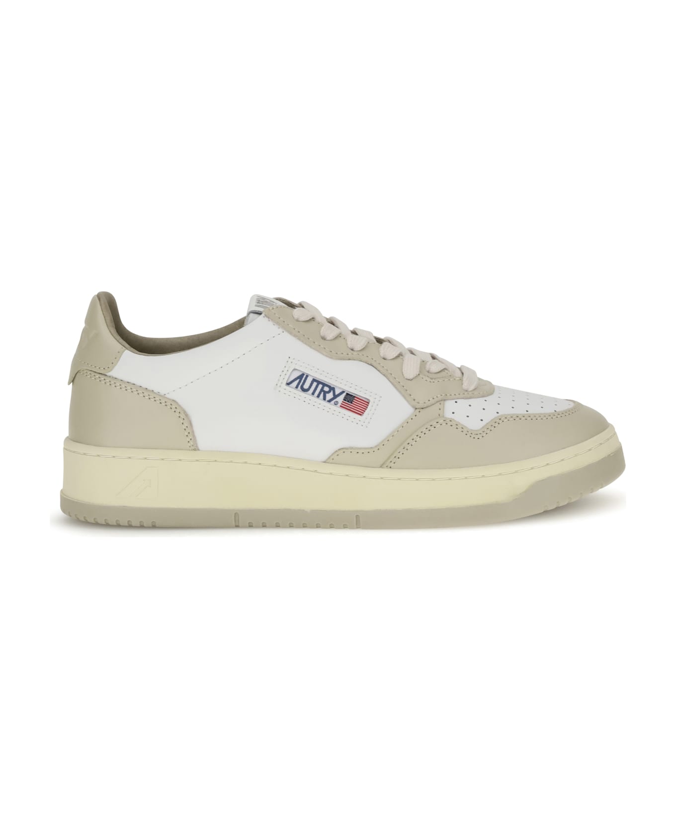 Autry Medalist Low Sneakers - WHITE/NEUTRALS