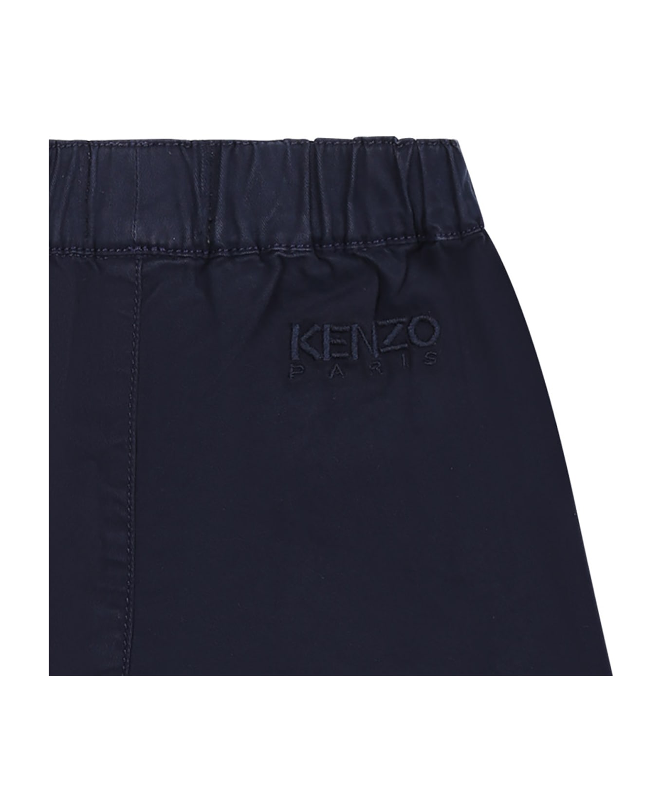 Kenzo Kids Blue Casual Shorts For Baby Boy - Blue