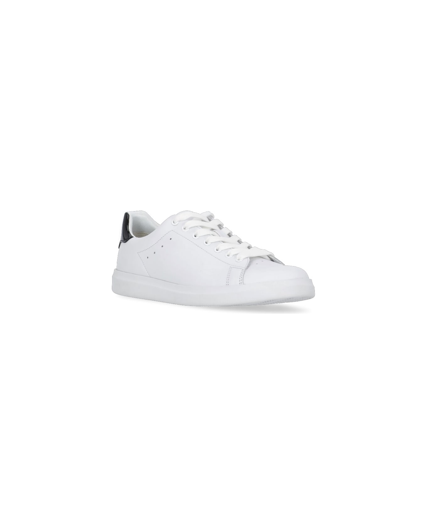 Tory Burch Leather Sneakers - White