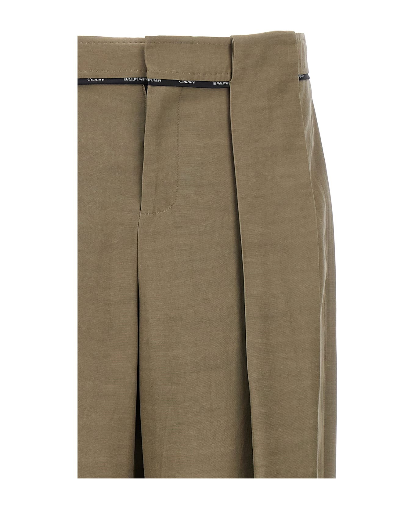 Balmain Cupro Pants - Aj Taupe