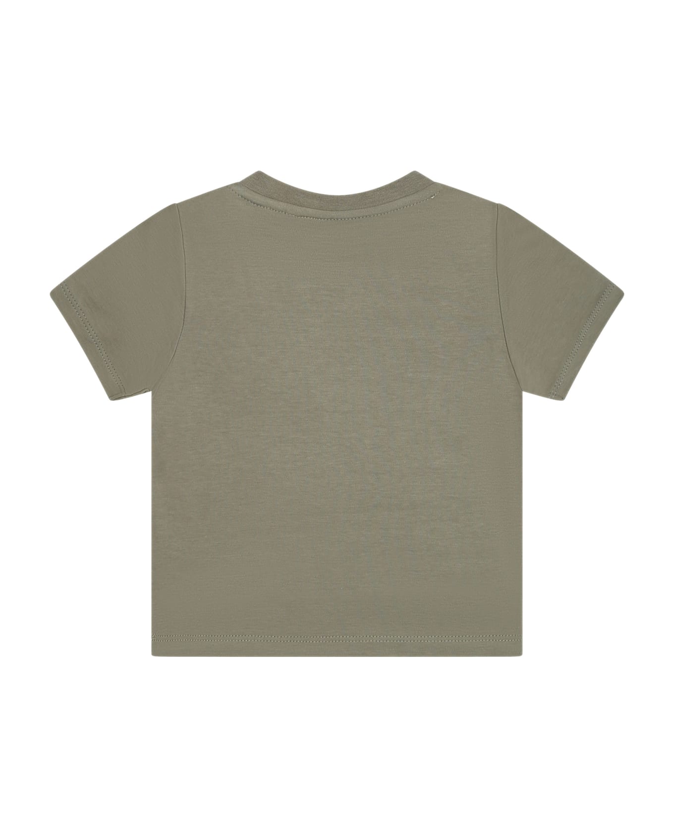 Timberland Green T-shirt For Baby Boy With Logo - Green