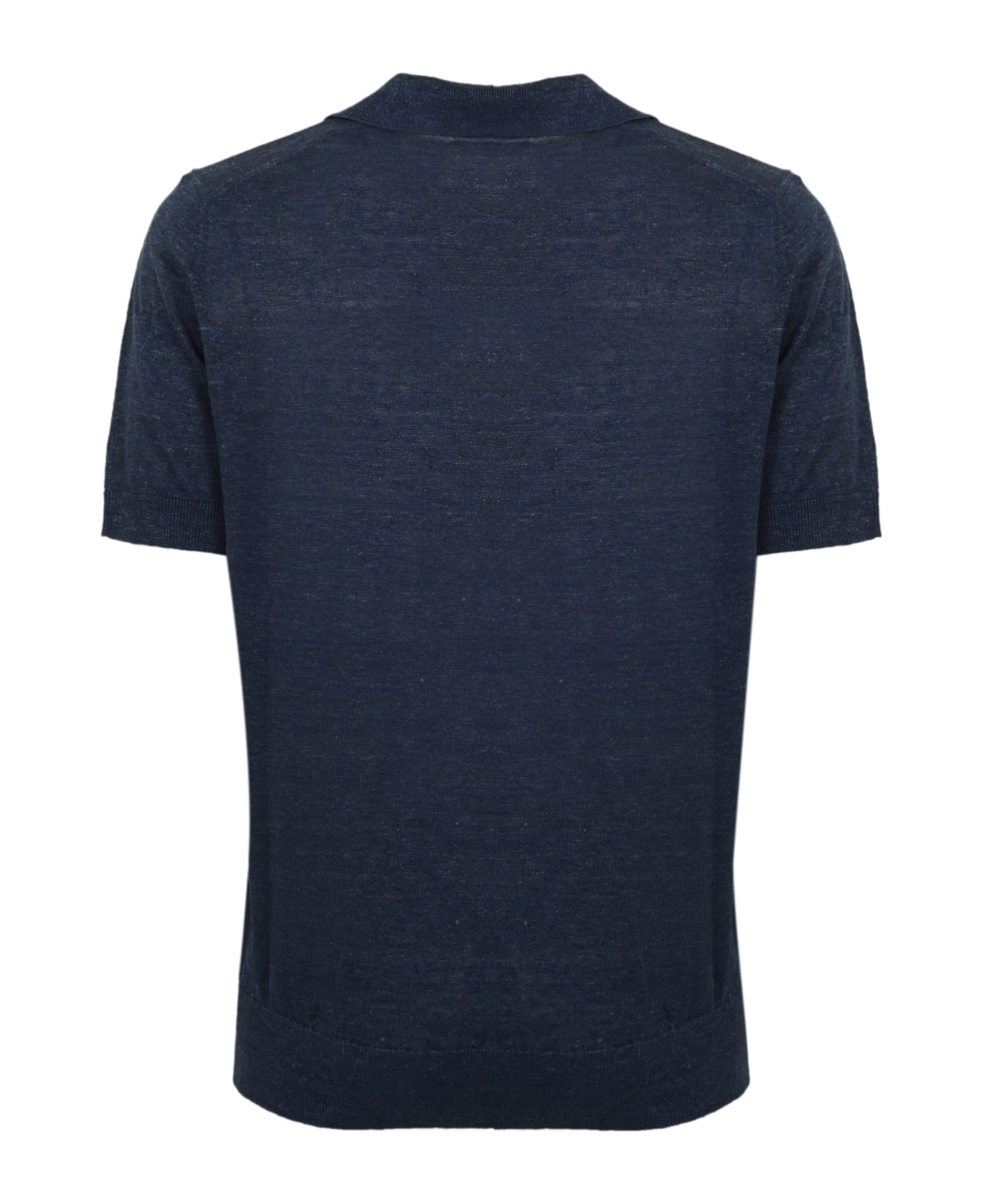 Brunello Cucinelli Linen Blend Polo Shirt - Nettuno ポロシャツ