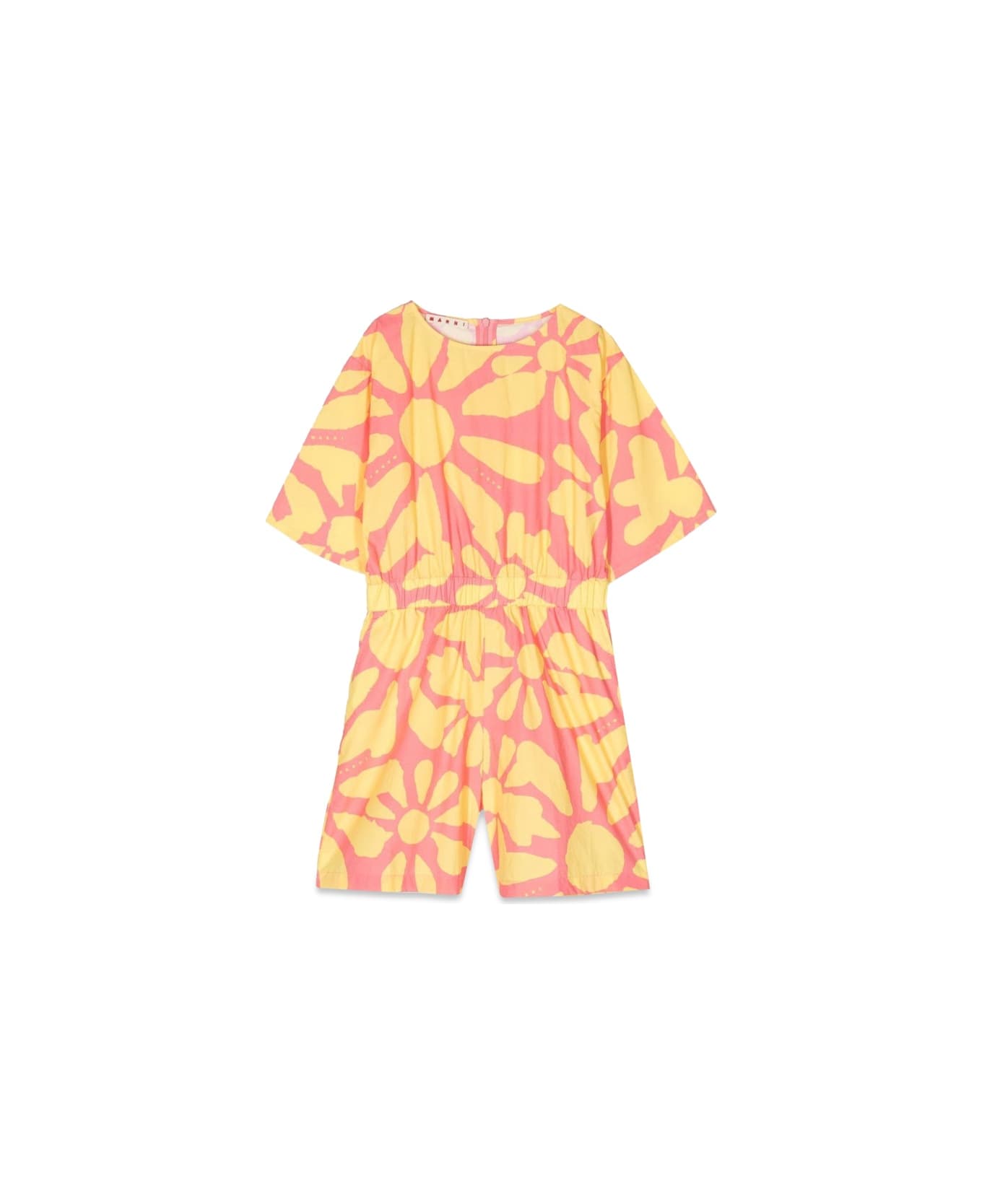 Marni Mc Jumpsuit And Patterned Shorts - MULTICOLOUR