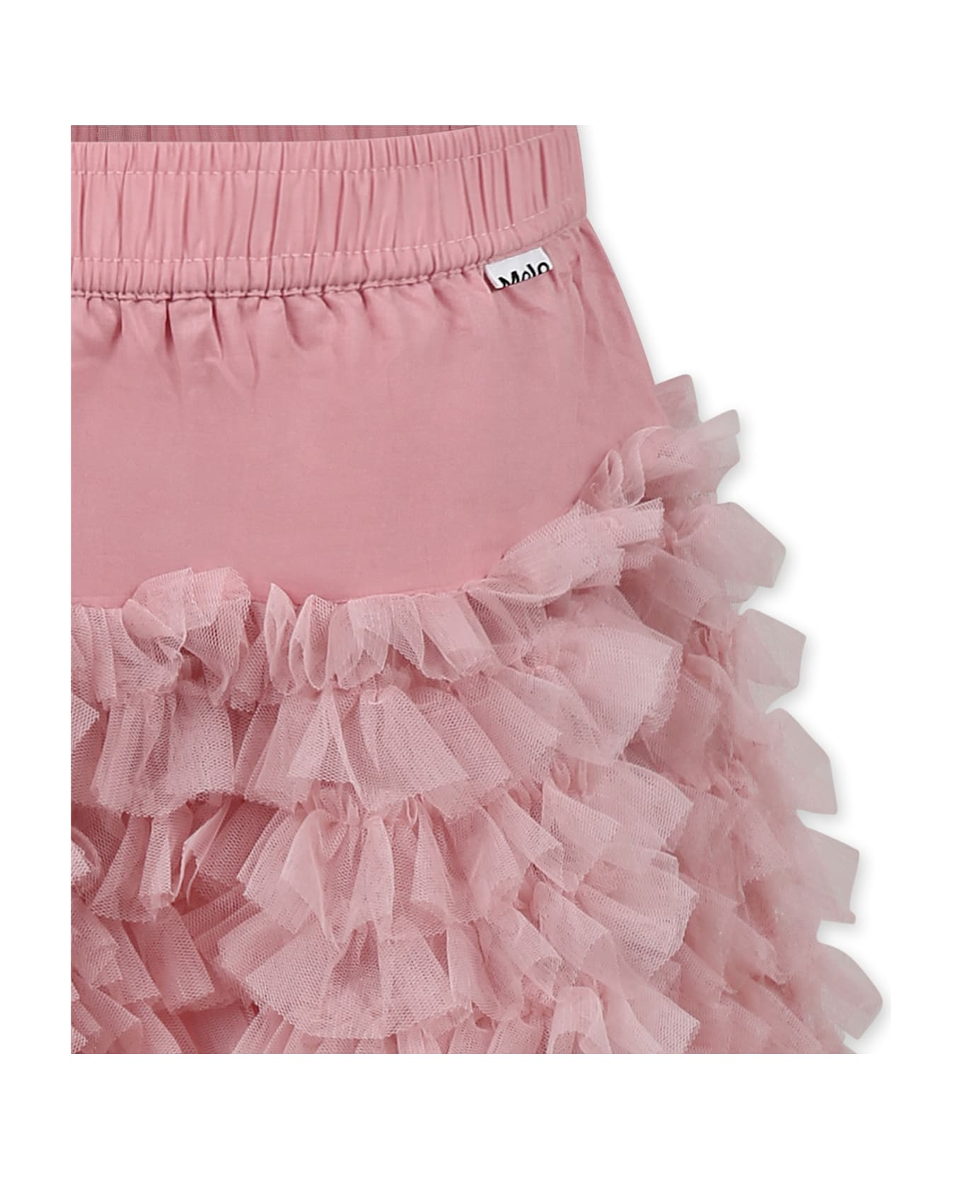Molo Pink Skirt For Girl - Pink