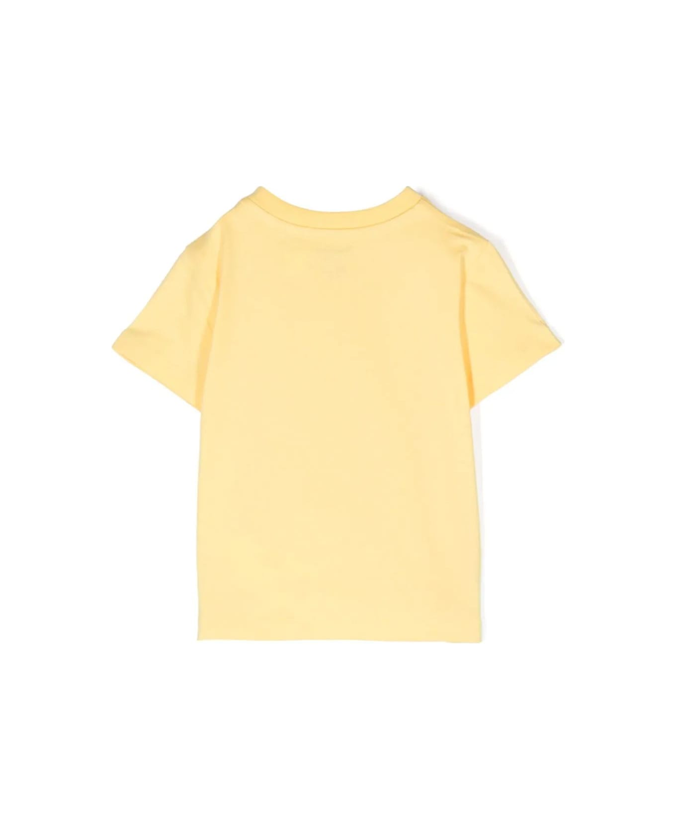 Ralph Lauren Yellow T-shirt With Blue Pony - Yellow Tシャツ＆ポロシャツ