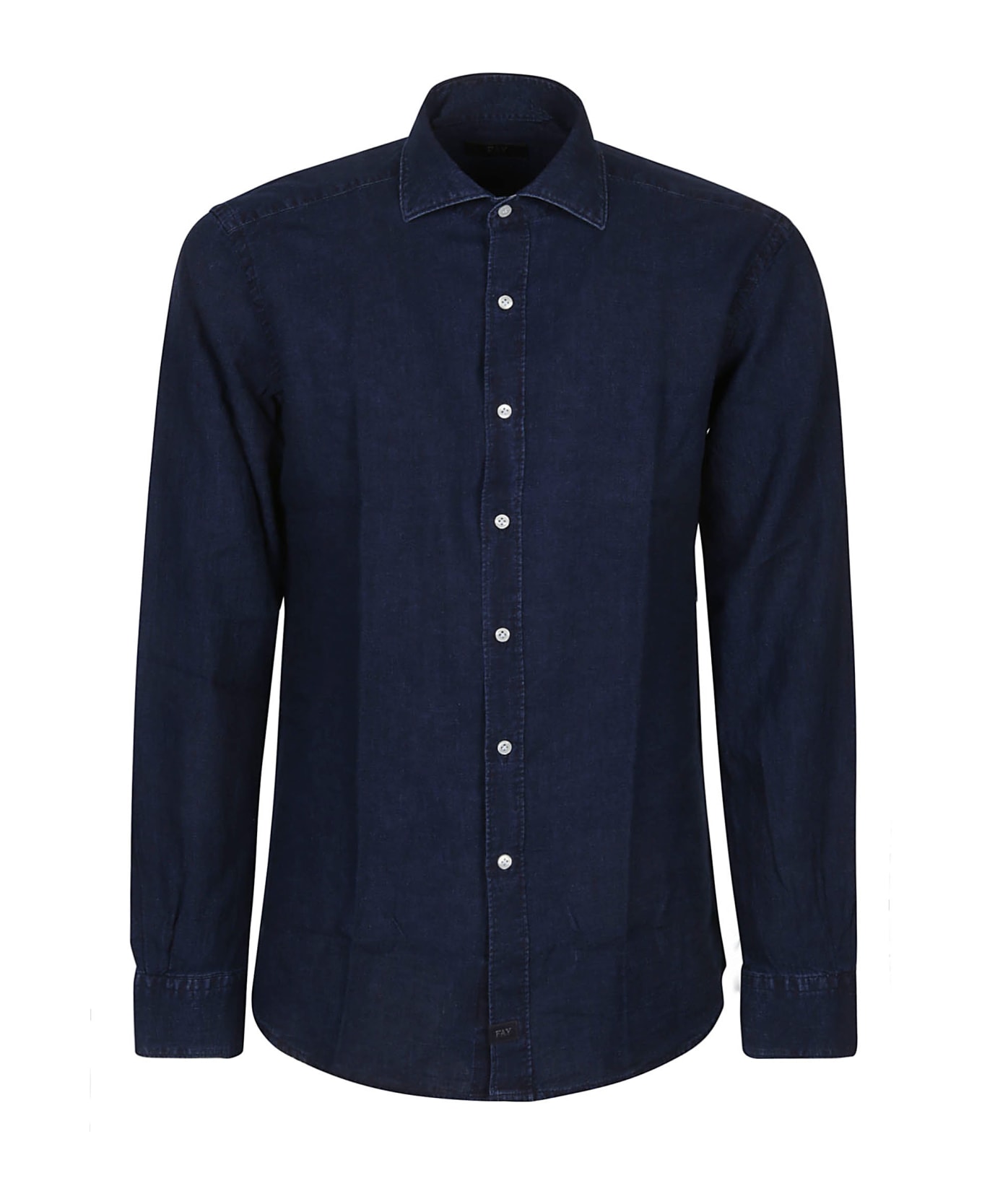 Fay Long Sleeve Shirt - Blue シャツ