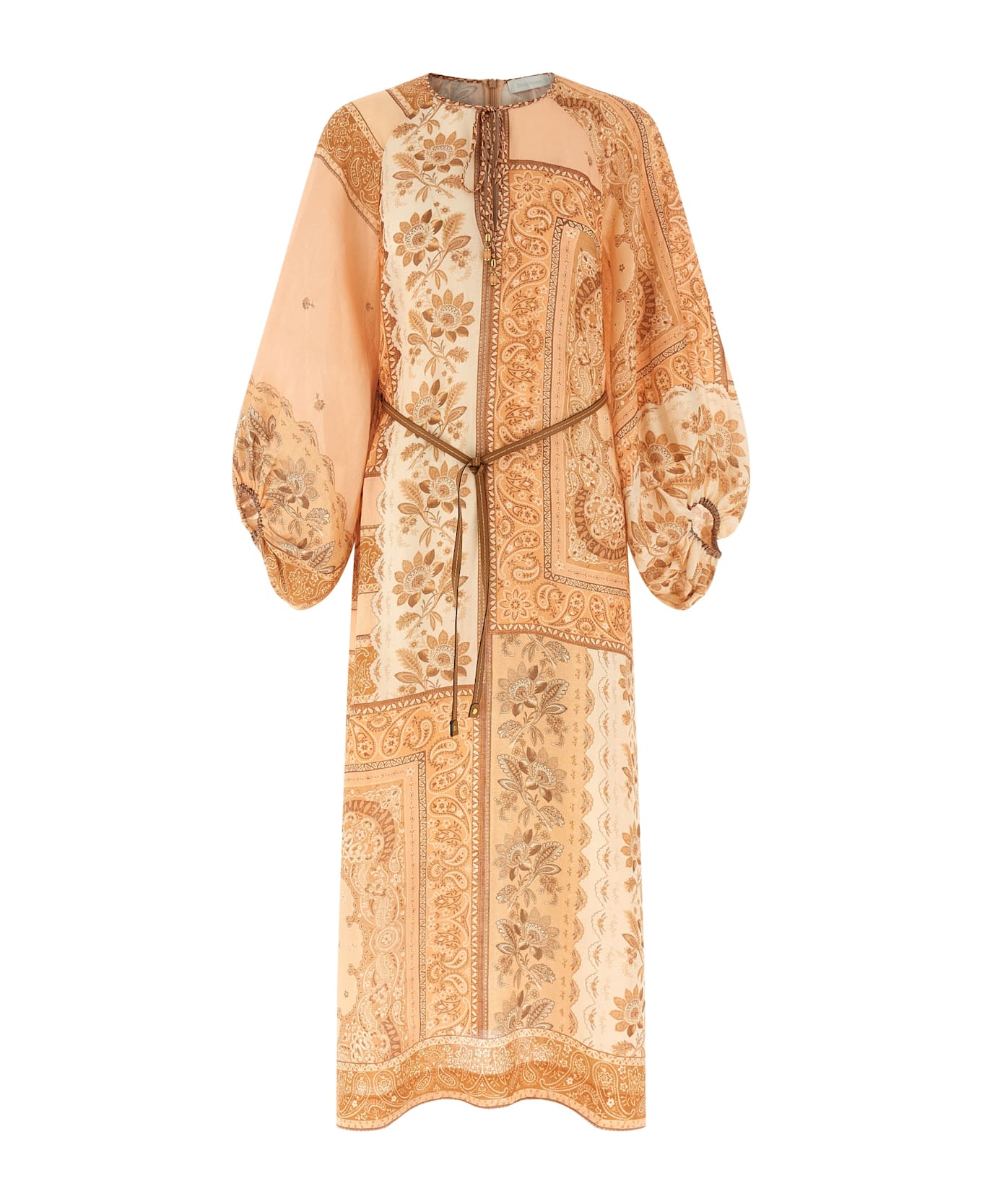 Zimmermann 
lucky Tunic Midi
 Dress - Pink