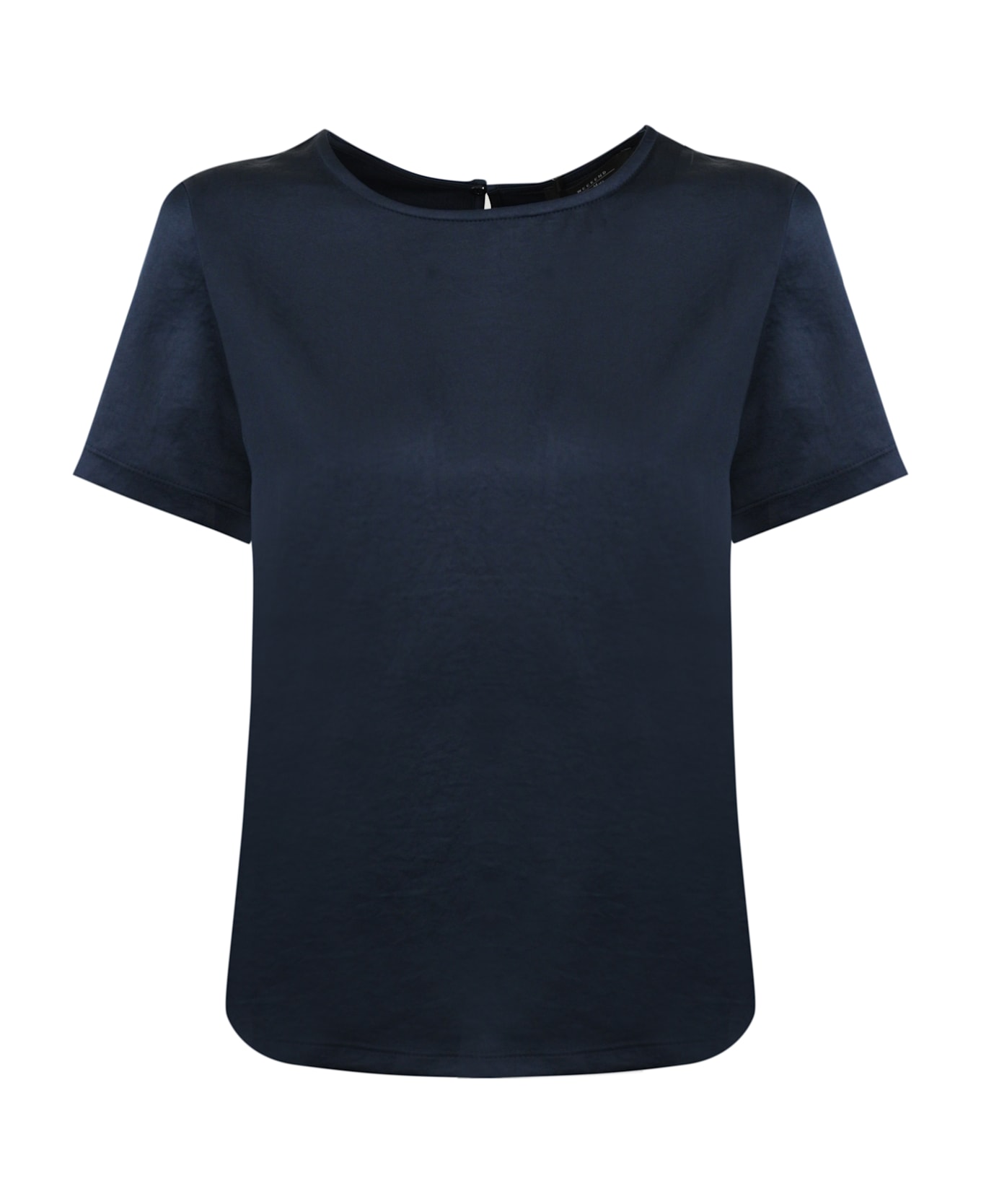 Weekend Max Mara Amburgo T-shirt In Satin And Jersey