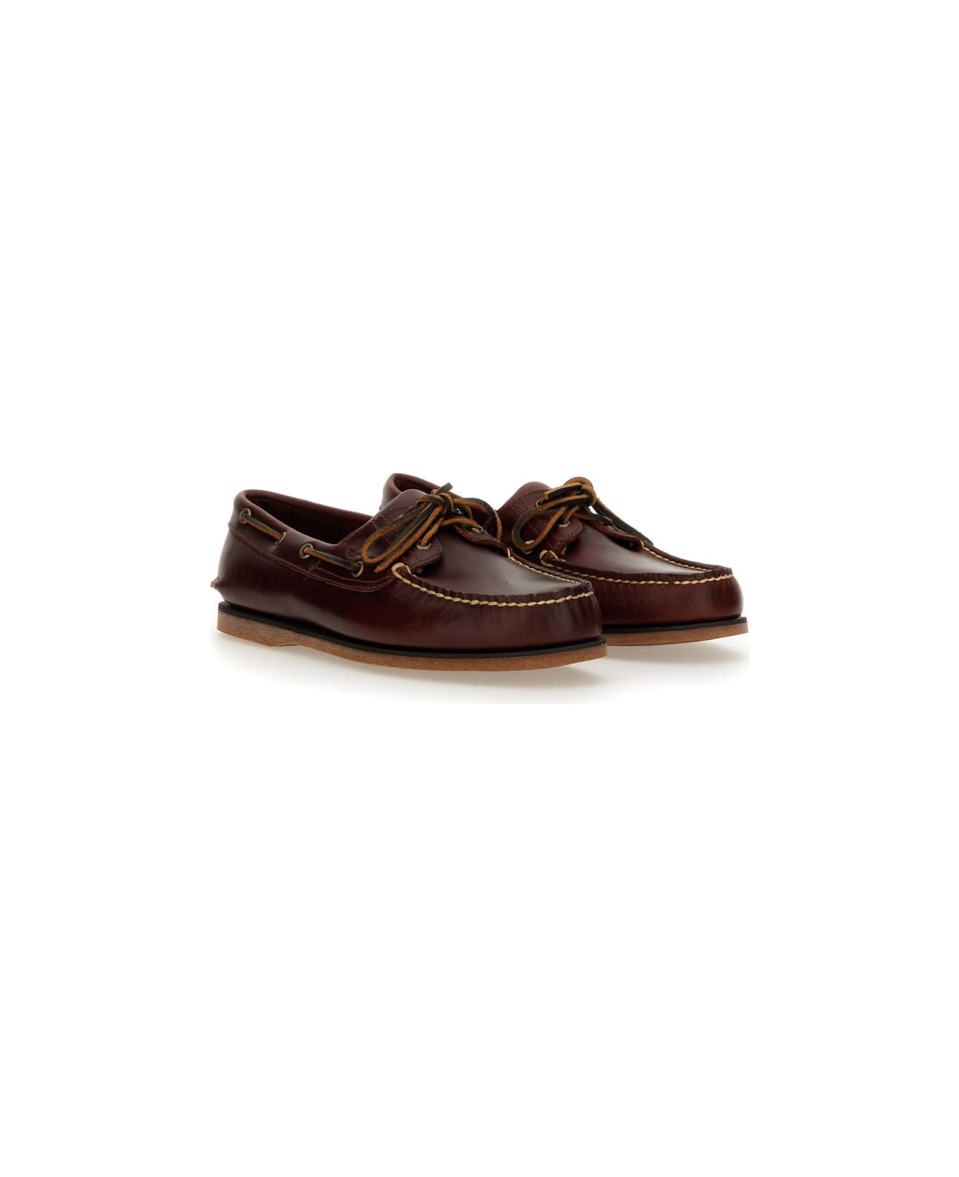 Timberland Leather Boat Shoe - BROWN