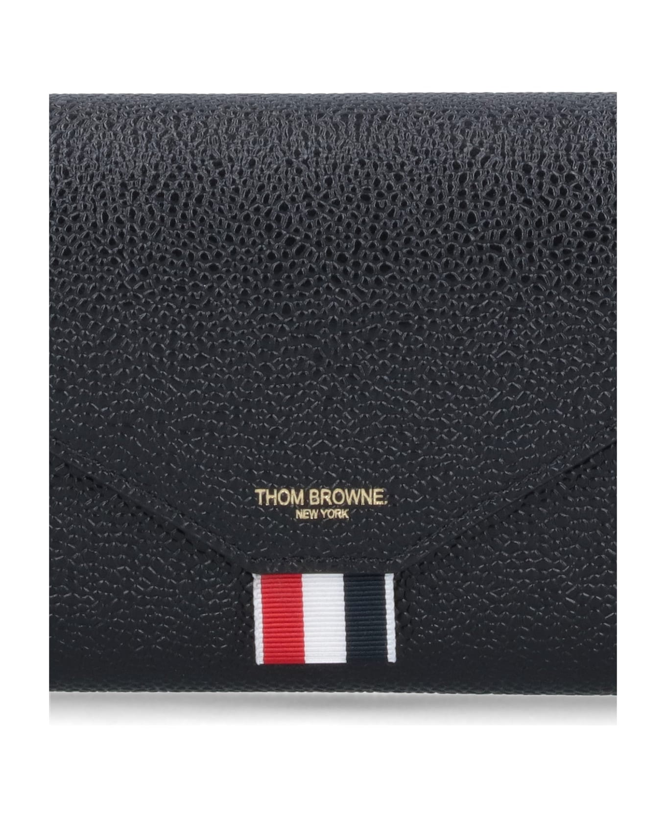 Thom Browne Logo Wallet - Black  