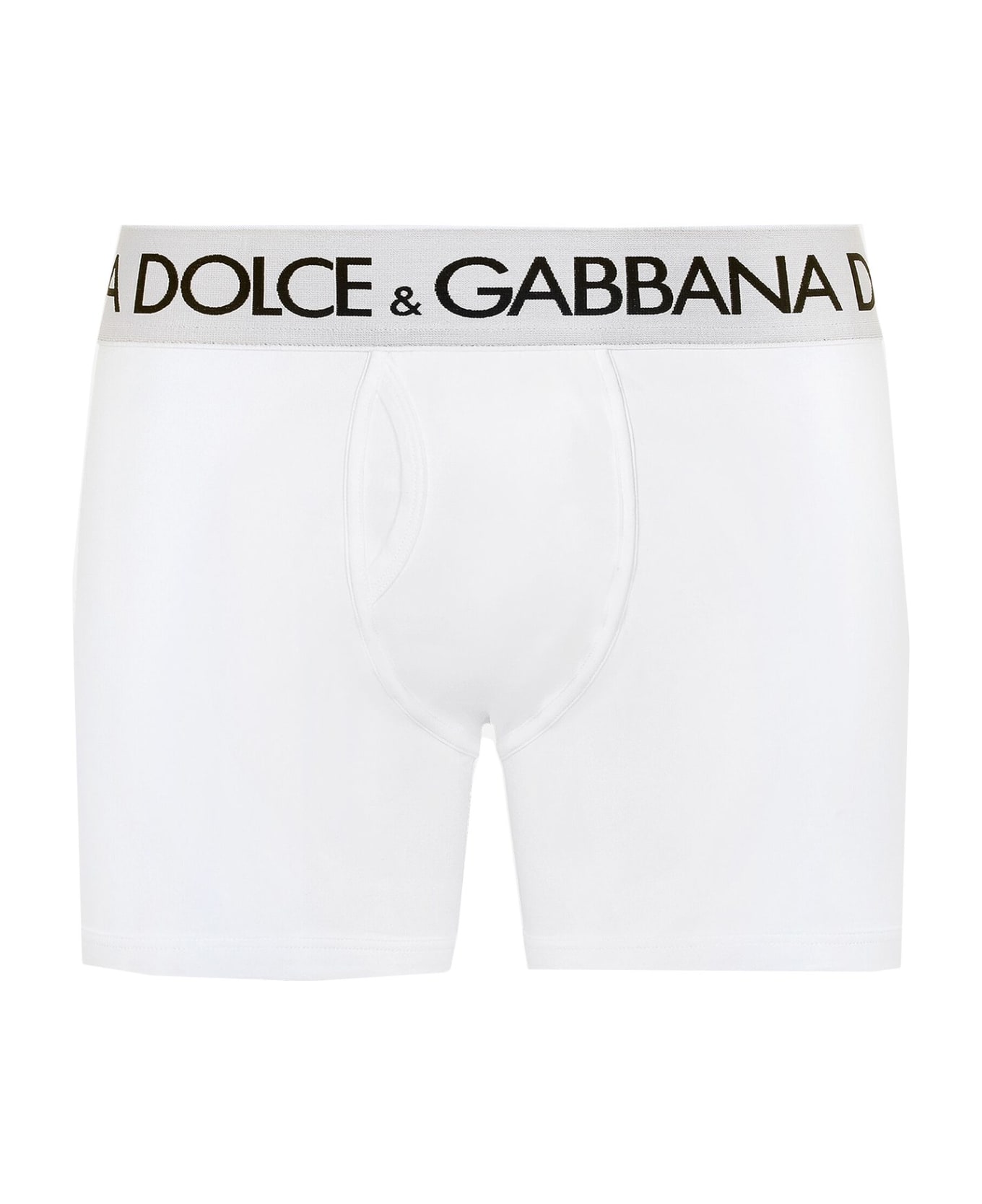 Dolce & Gabbana Boxers With Logo - BIANCO