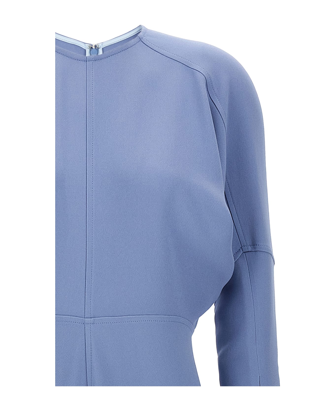 Victoria Beckham 
dolman Midi
 Dress - Light Blue