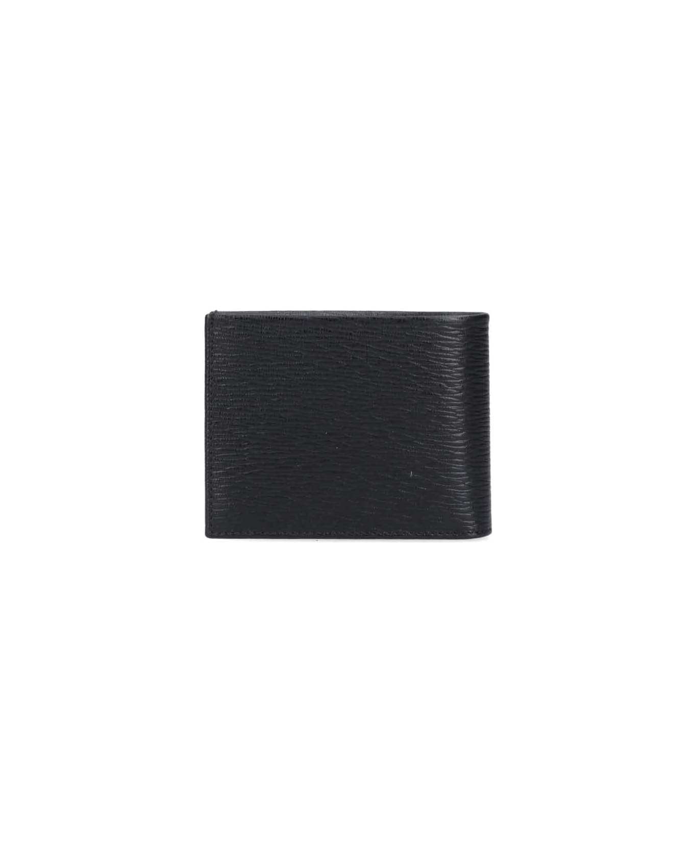 Ferragamo 
gancini
 Bicolor Wallet - Black  