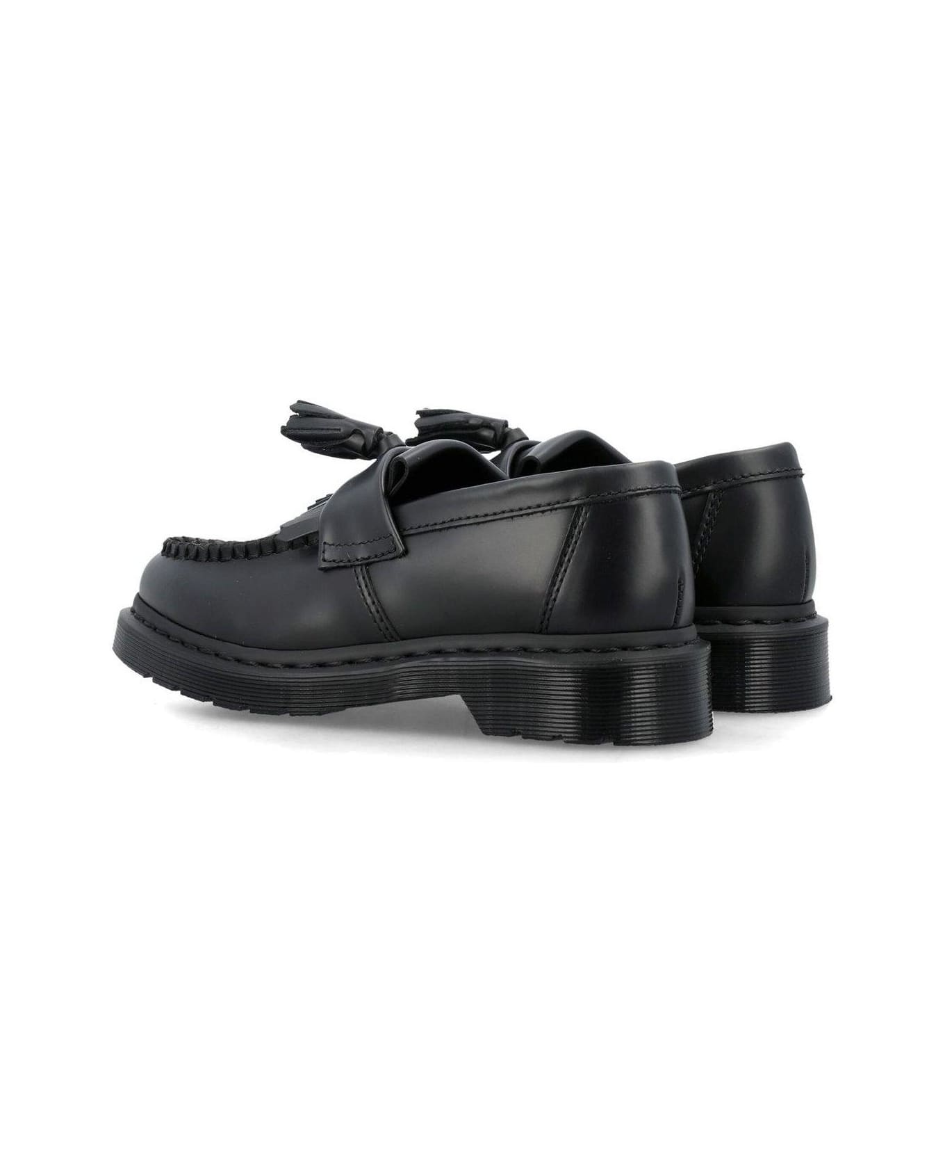 Dr. Martens Adrian Mono Loafers In Smooth Leather - Black