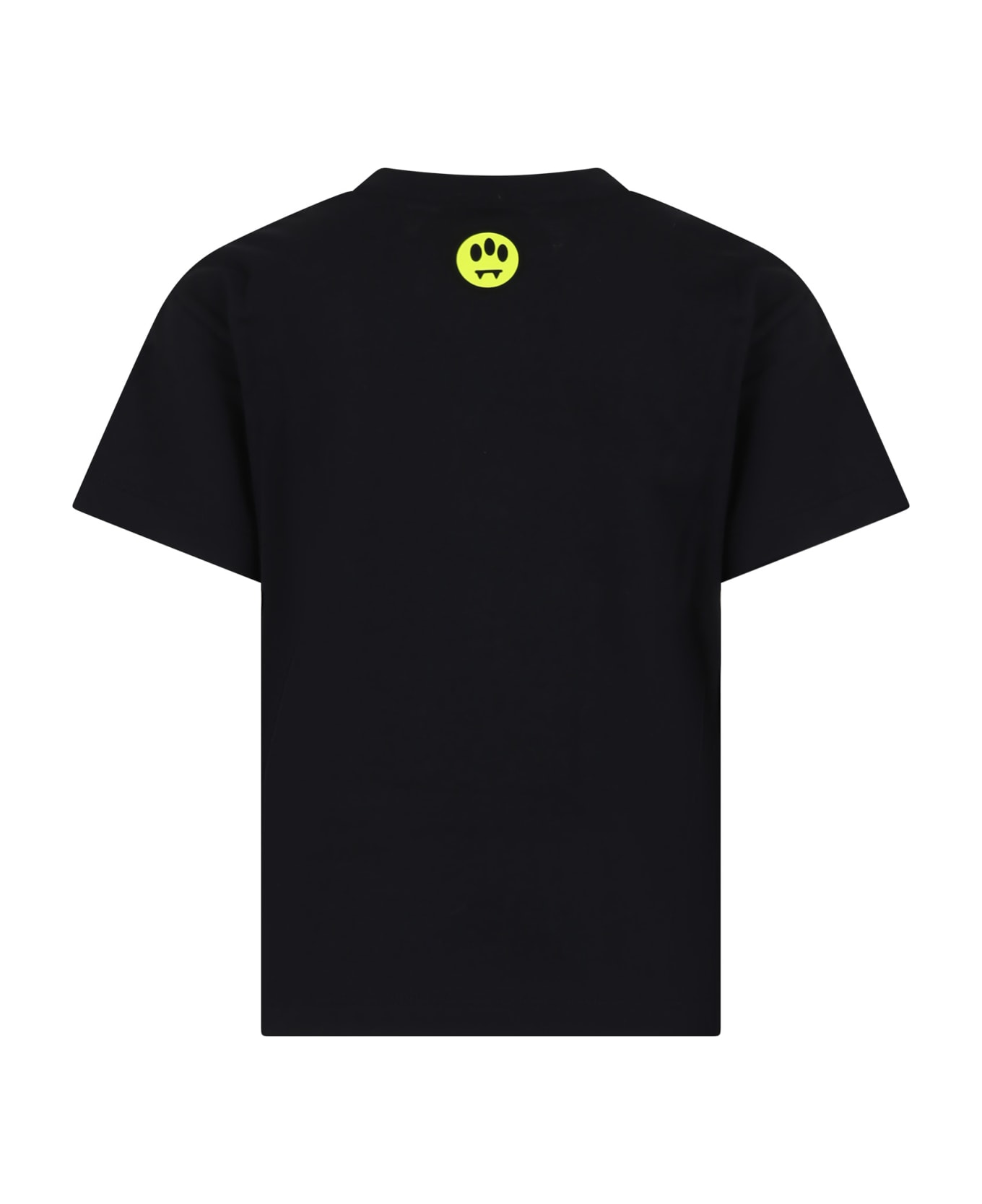 Barrow Black T-shirt For Kids With Logo - Nero Tシャツ＆ポロシャツ
