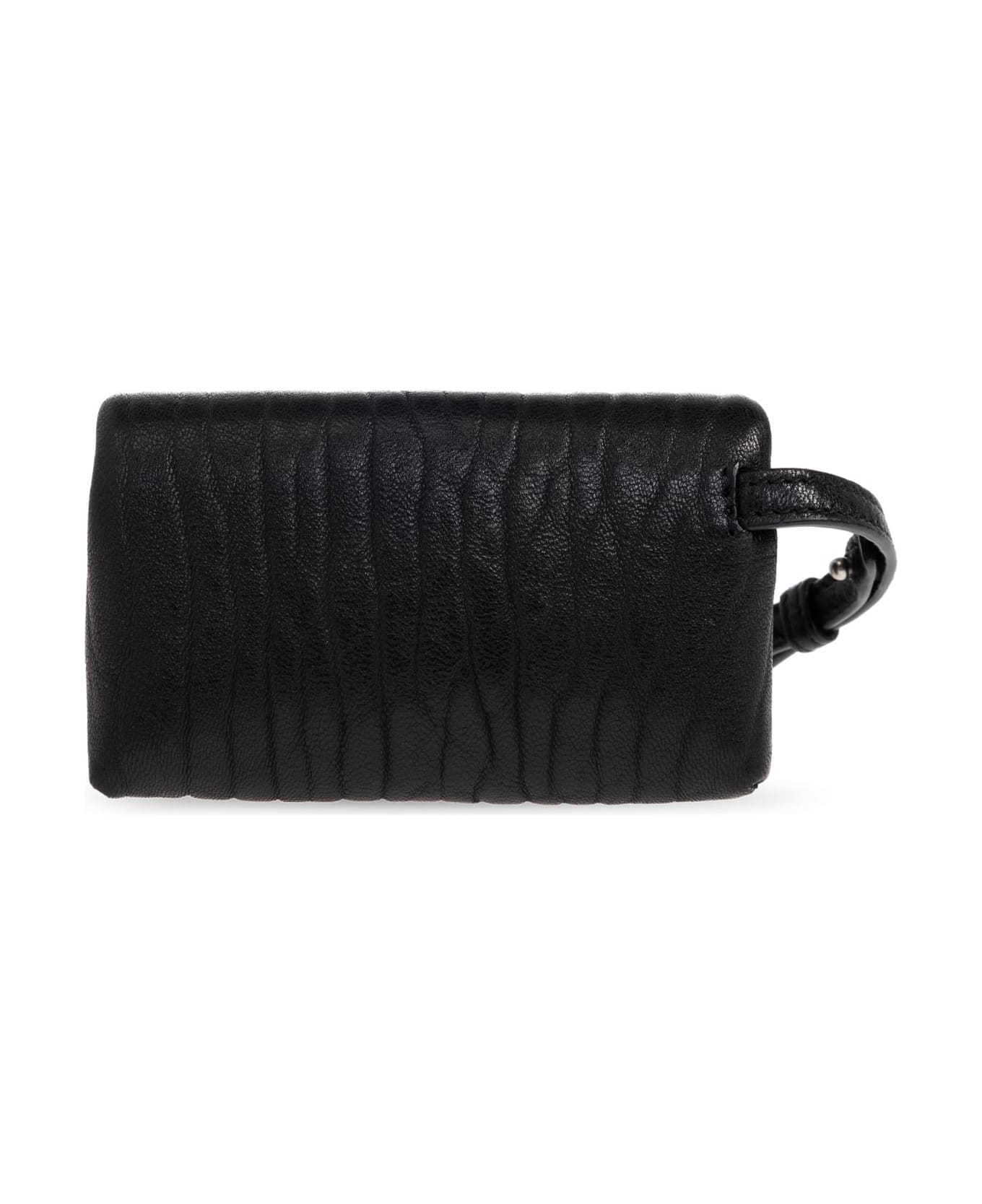 Saint Laurent Lambskin Pouch - BLACK