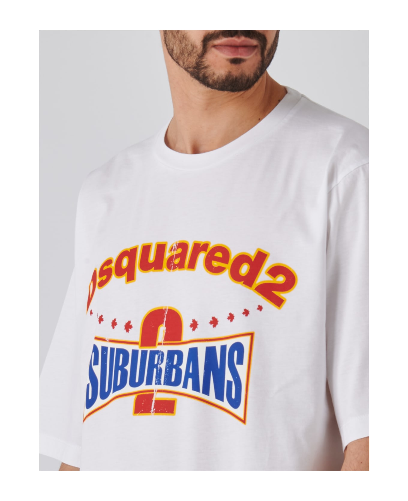 Dsquared2 Skater Fit Tee T-shirt - BIANCO