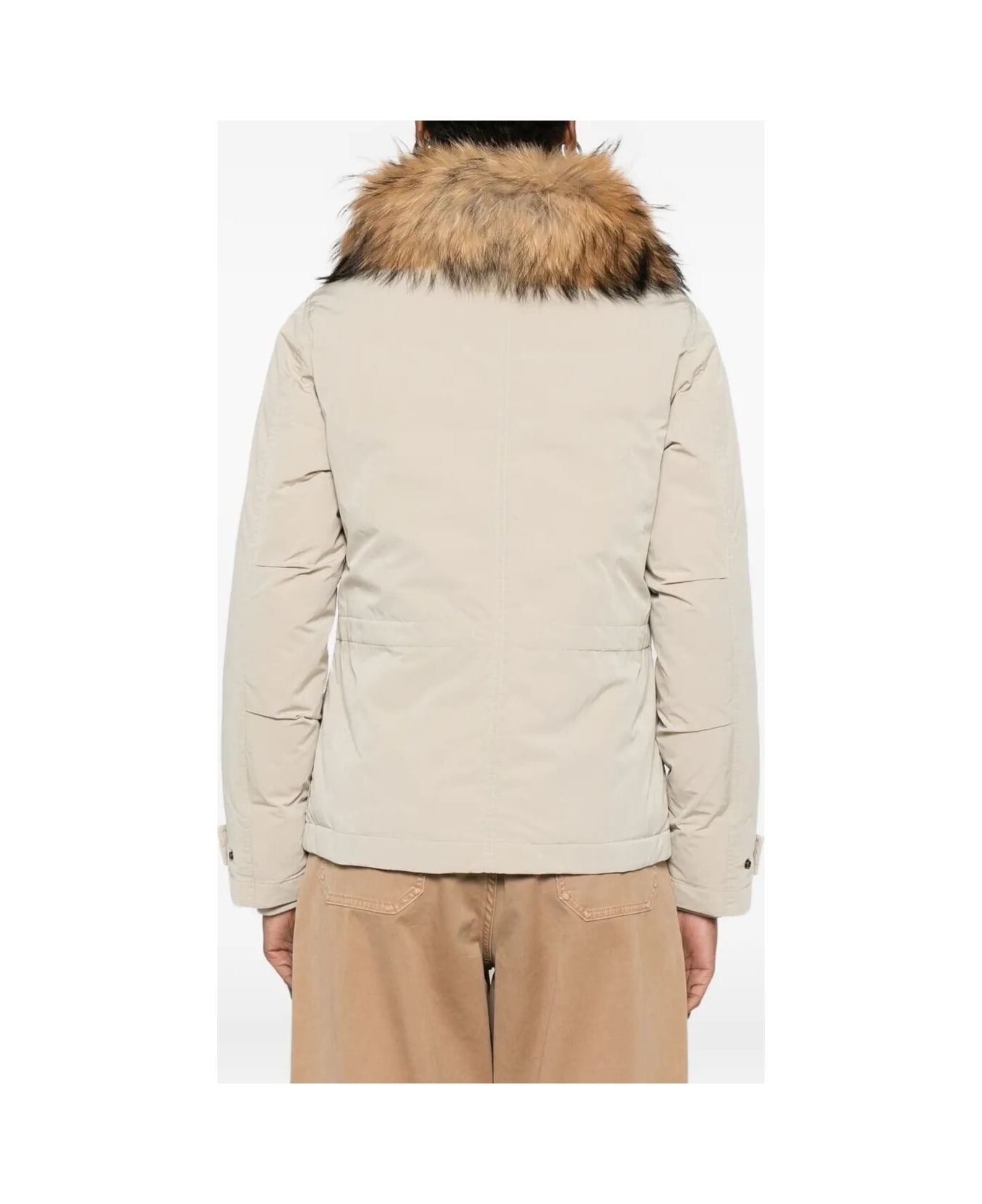 Woolrich Grace Fur Jacket - Oxford Tan