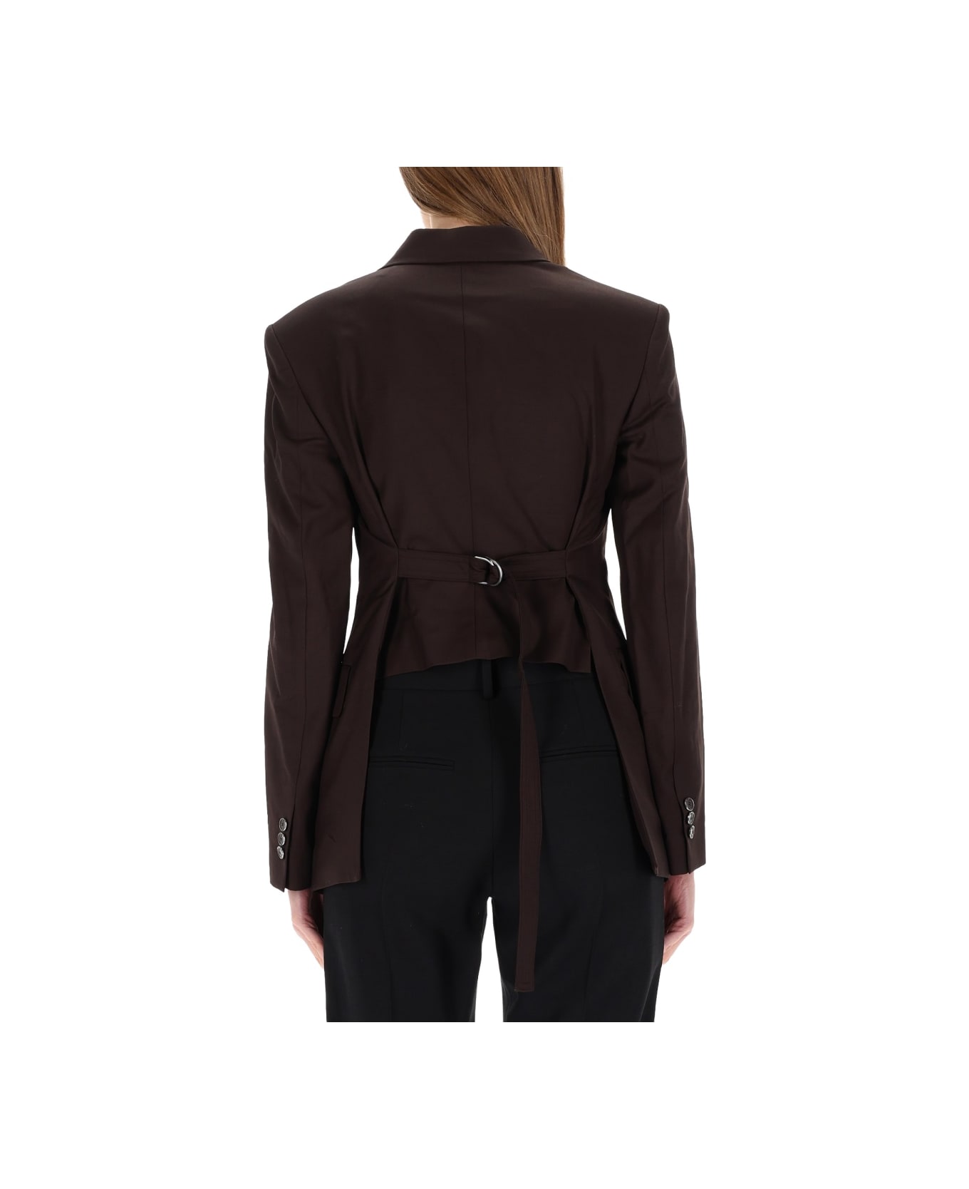 Helmut Lang "cutaway" Blazer - BROWN