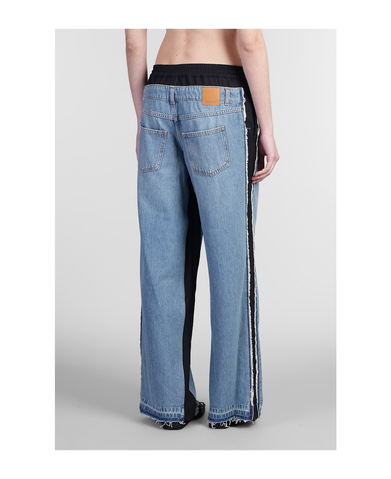 Simkhai Shia Jeans In Blue Denim - blue