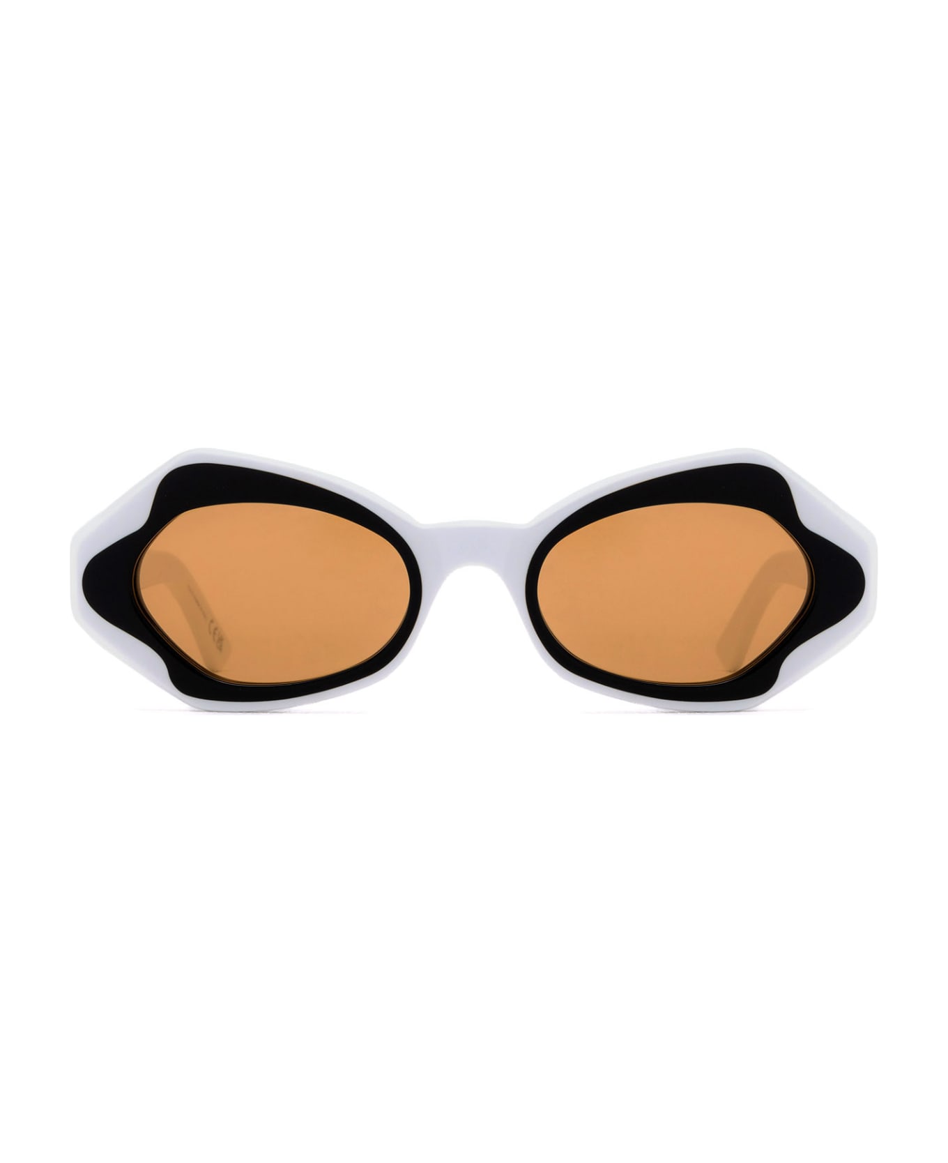 Marni Eyewear Unlahand White Sunglasses - White サングラス