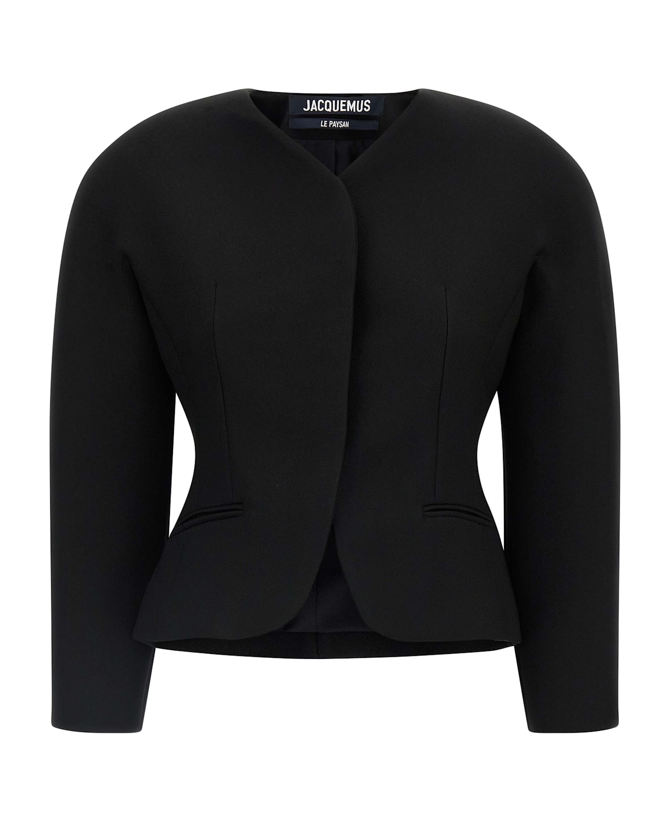 Jacquemus 
la Petite Veste Ovalo
 Blazer - Black  