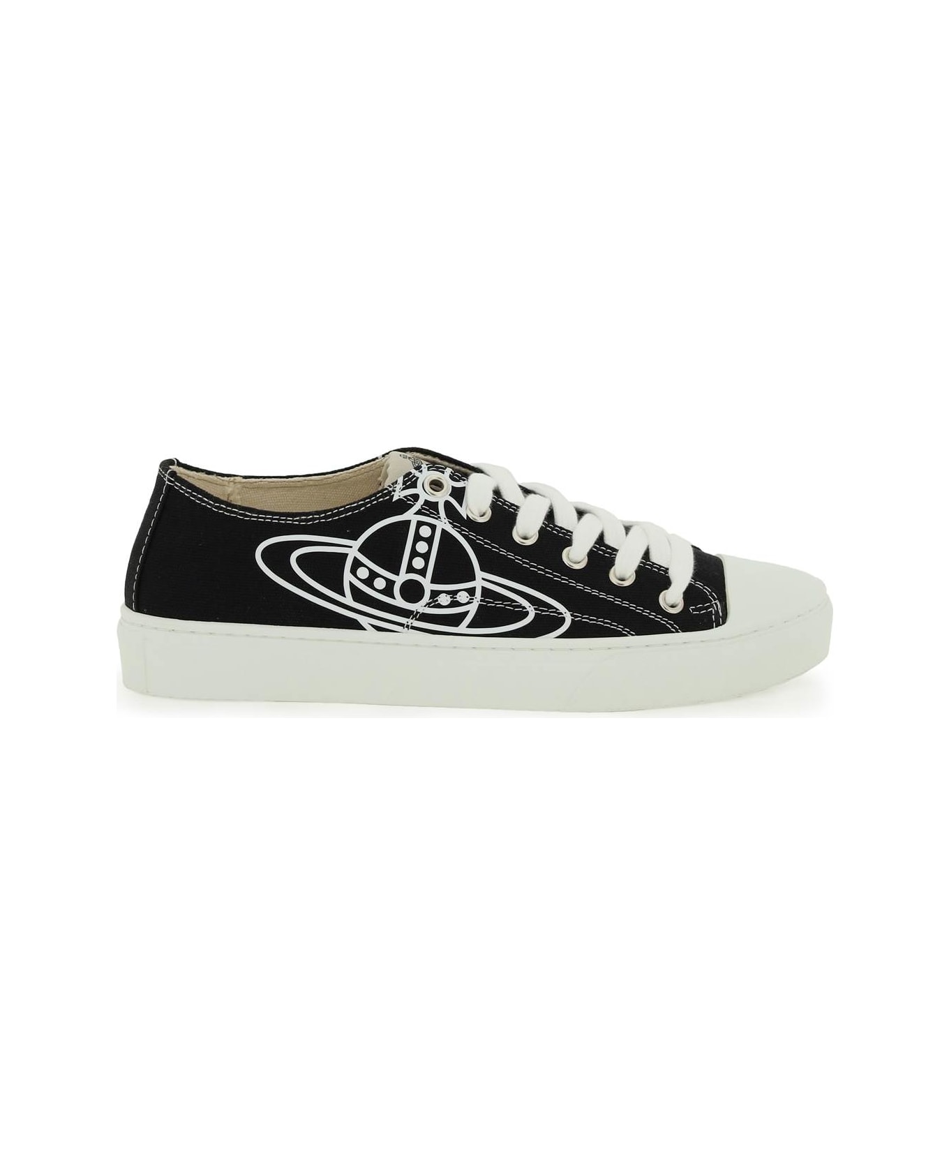 Vivienne Westwood Plimsoll Low Top 2.0 Sneakers - BLACK (Black)