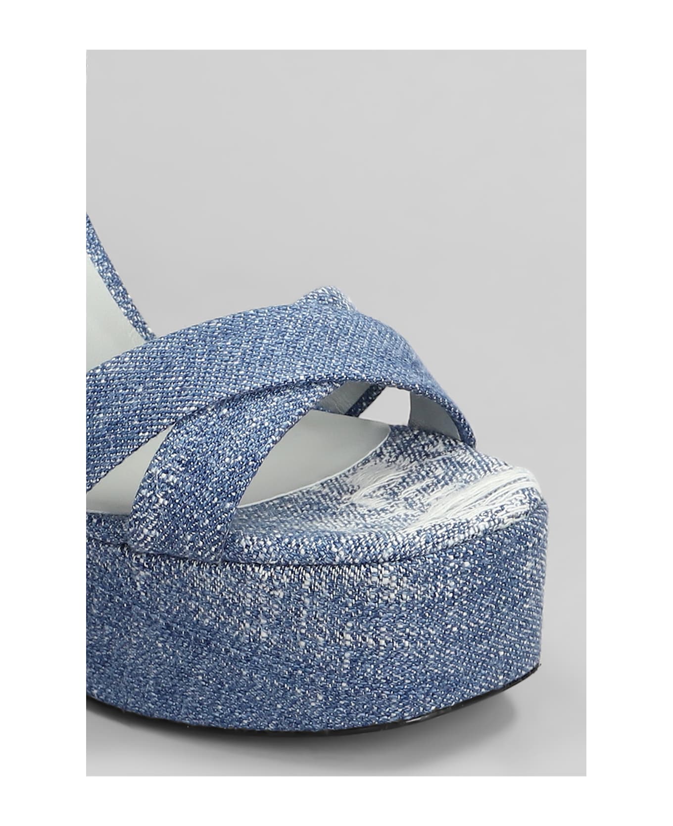 Roberto Festa Stella Sandals In Blue Denim - blue サンダル