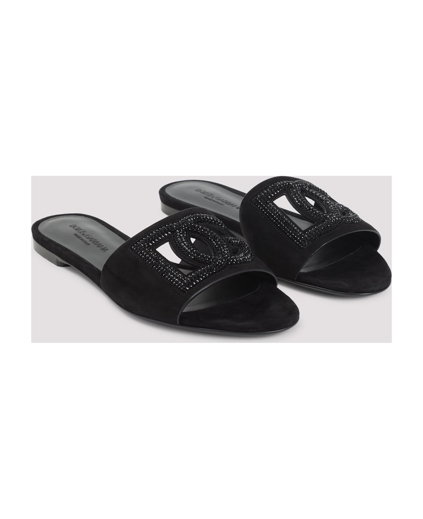 Dolce 
Gabbana Slides - Nero