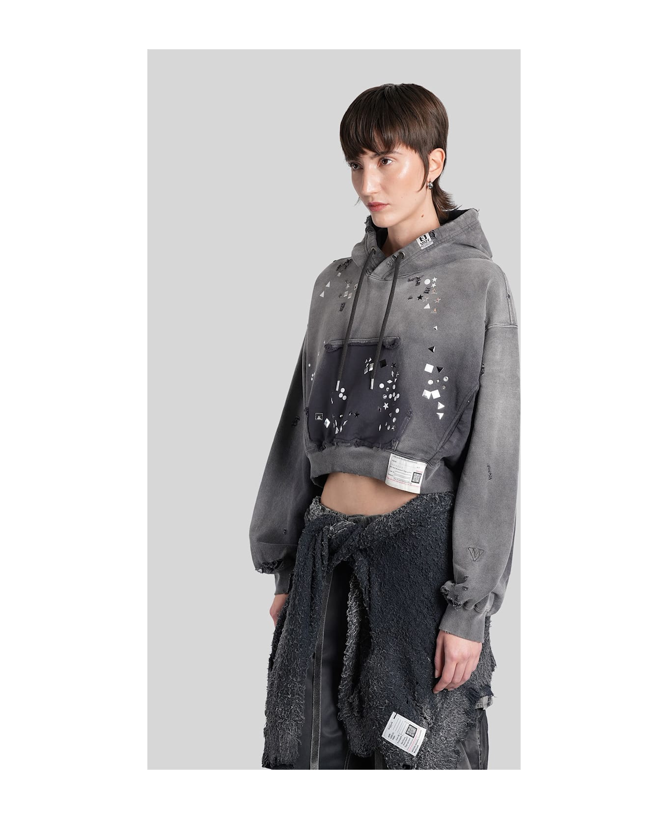 Mihara Yasuhiro Sweatshirt In Black Cotton - black