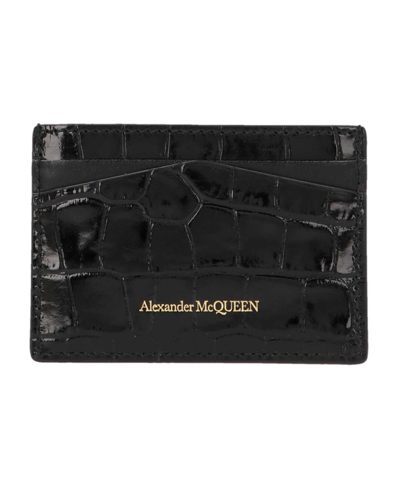 Alexander McQueen 'skull  Card Holder - Black  