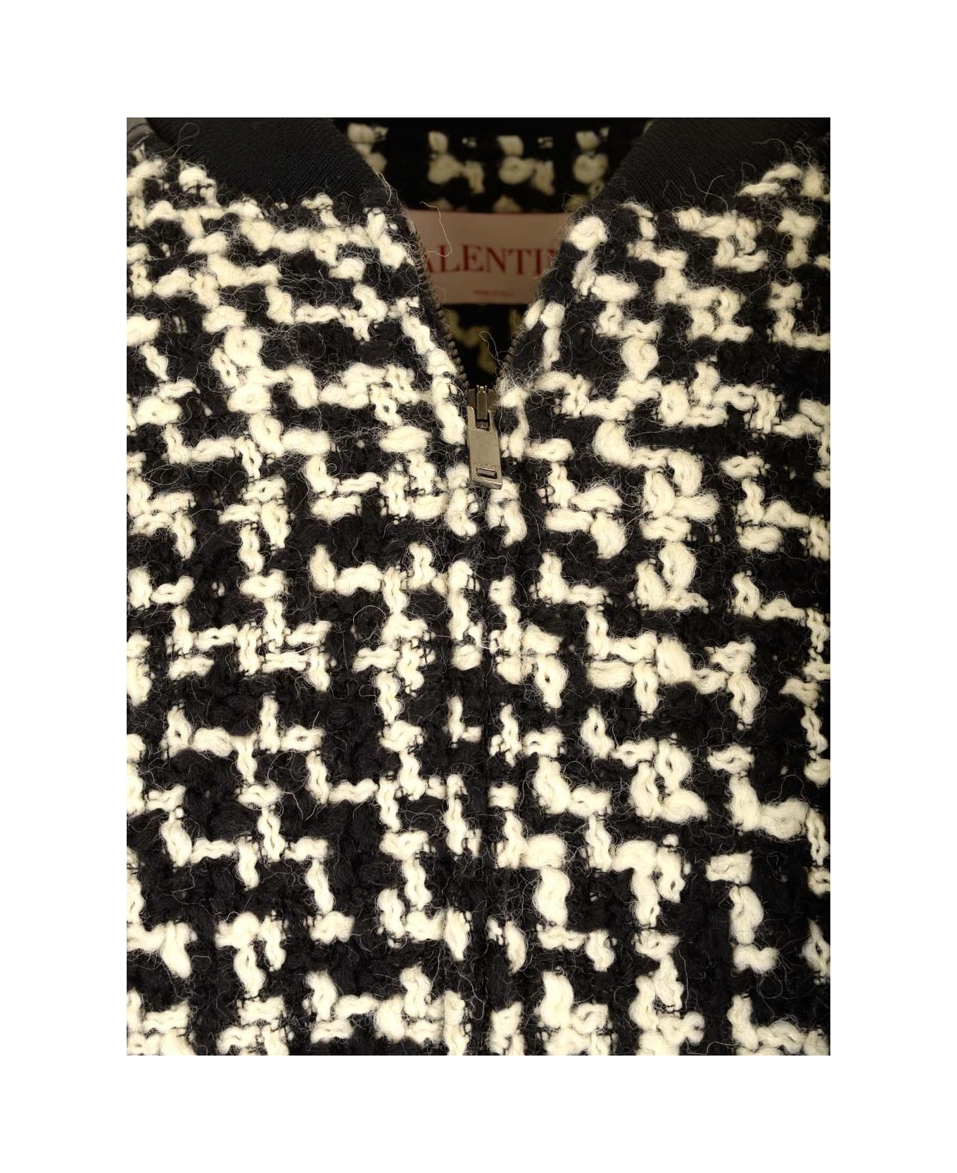Valentino Garavani Wool Tweed Bomber - Multicolor