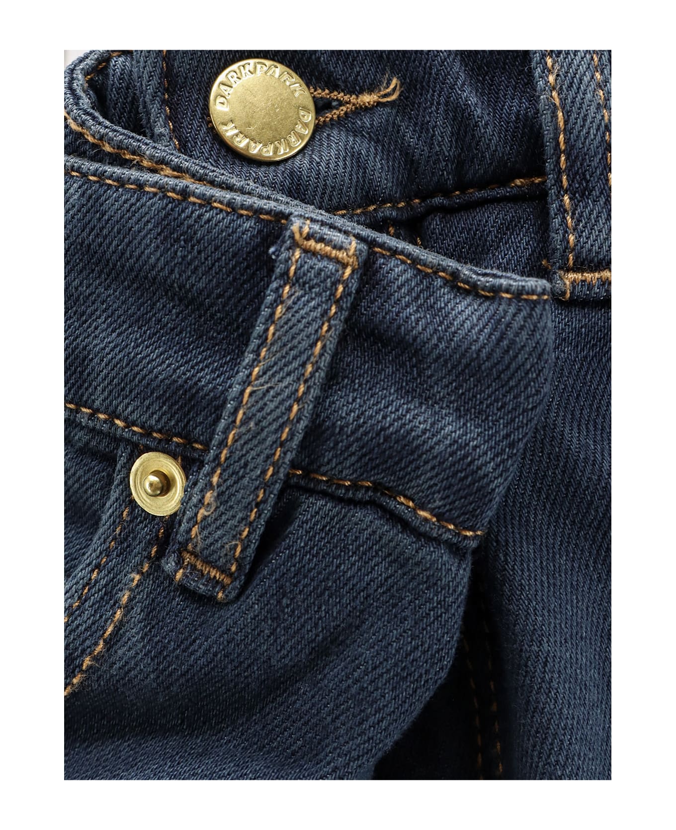 DARKPARK Ines Fold Over Jeans - DEEP BLUE