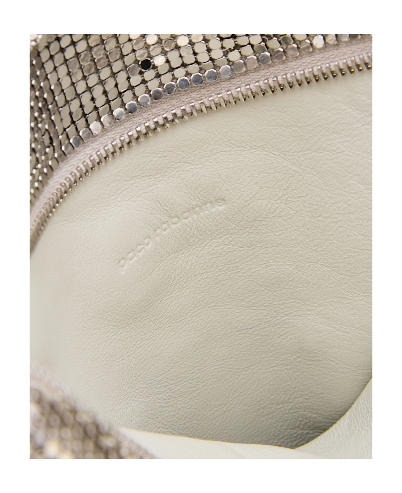 Paco Rabanne Pixel Tube Aluminum Shoulder Bag - Silver