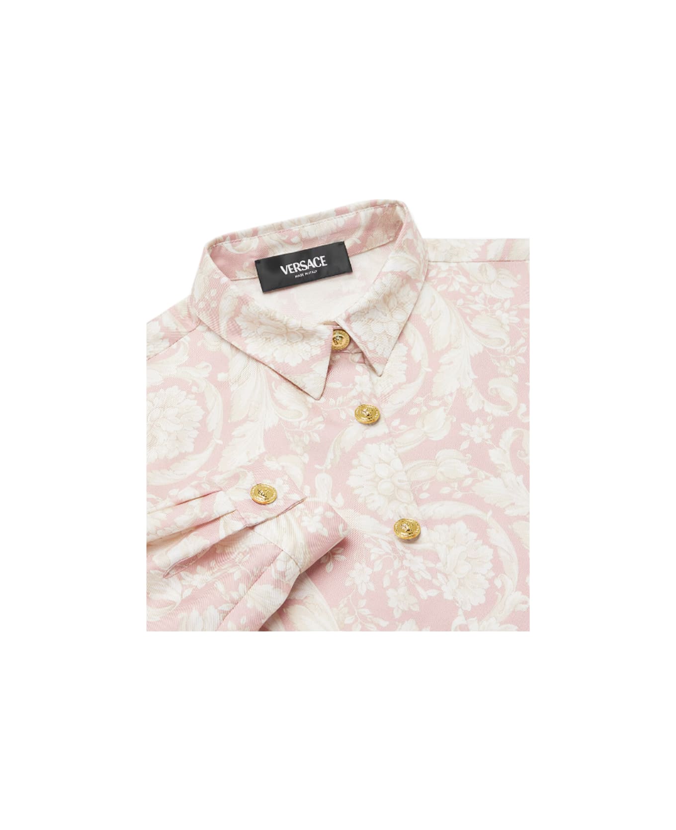 Versace Shirt - Rosa/avorio